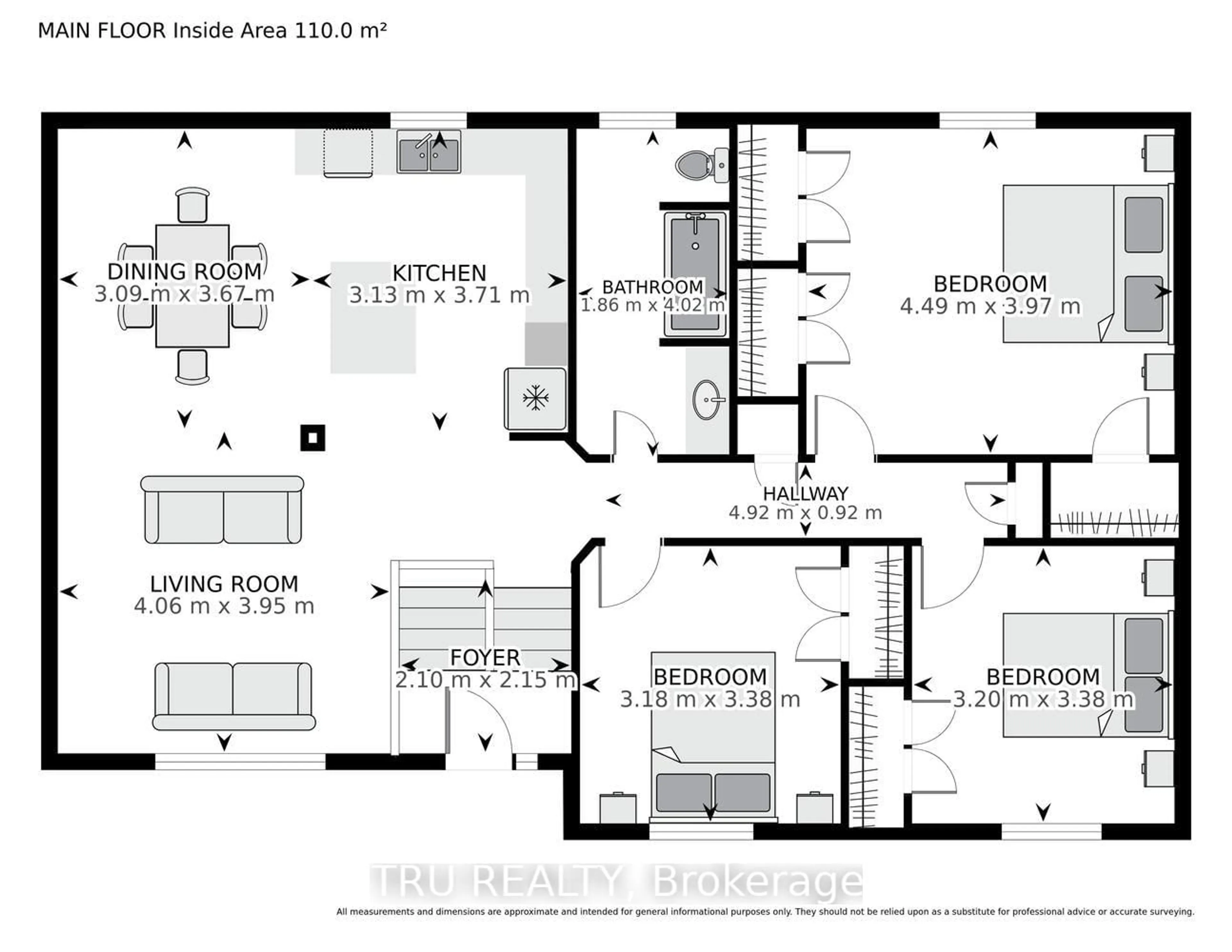 Floor plan for 5 Brookview Cres, Athens Ontario K0E 1B0