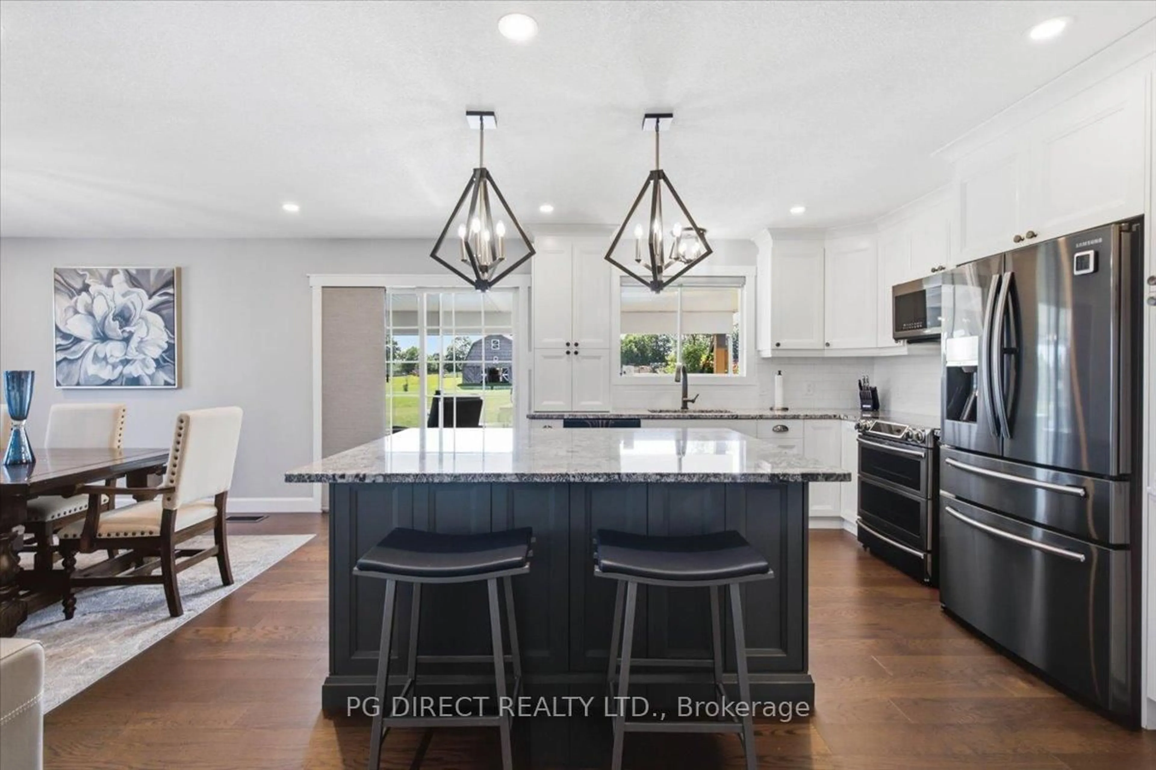 Open concept kitchen, ceramic/tile floor for 1611 Thrasher Rd, Tyendinaga Ontario K0K 2V0