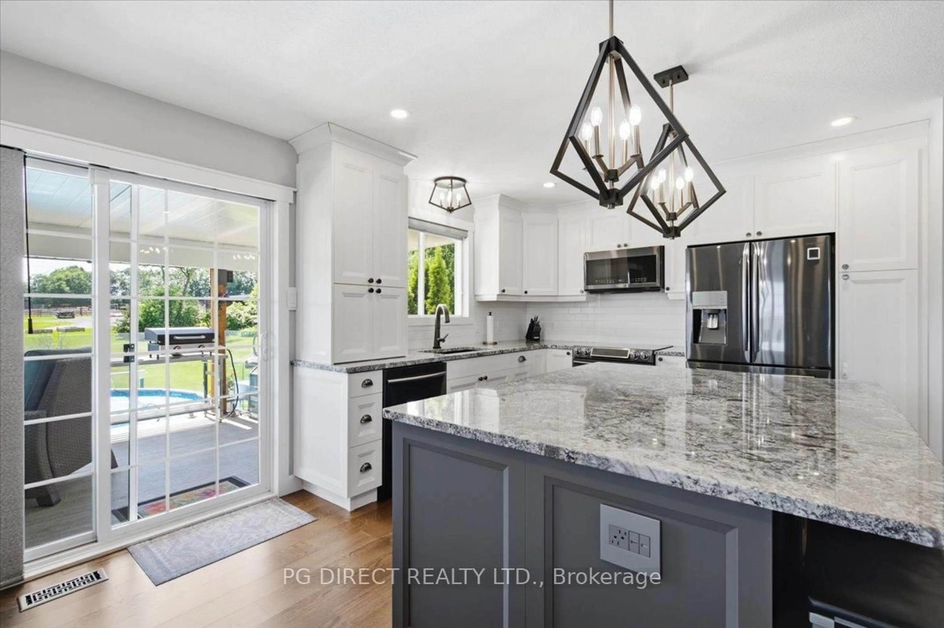 Open concept kitchen, ceramic/tile floor for 1611 Thrasher Rd, Tyendinaga Ontario K0K 2V0