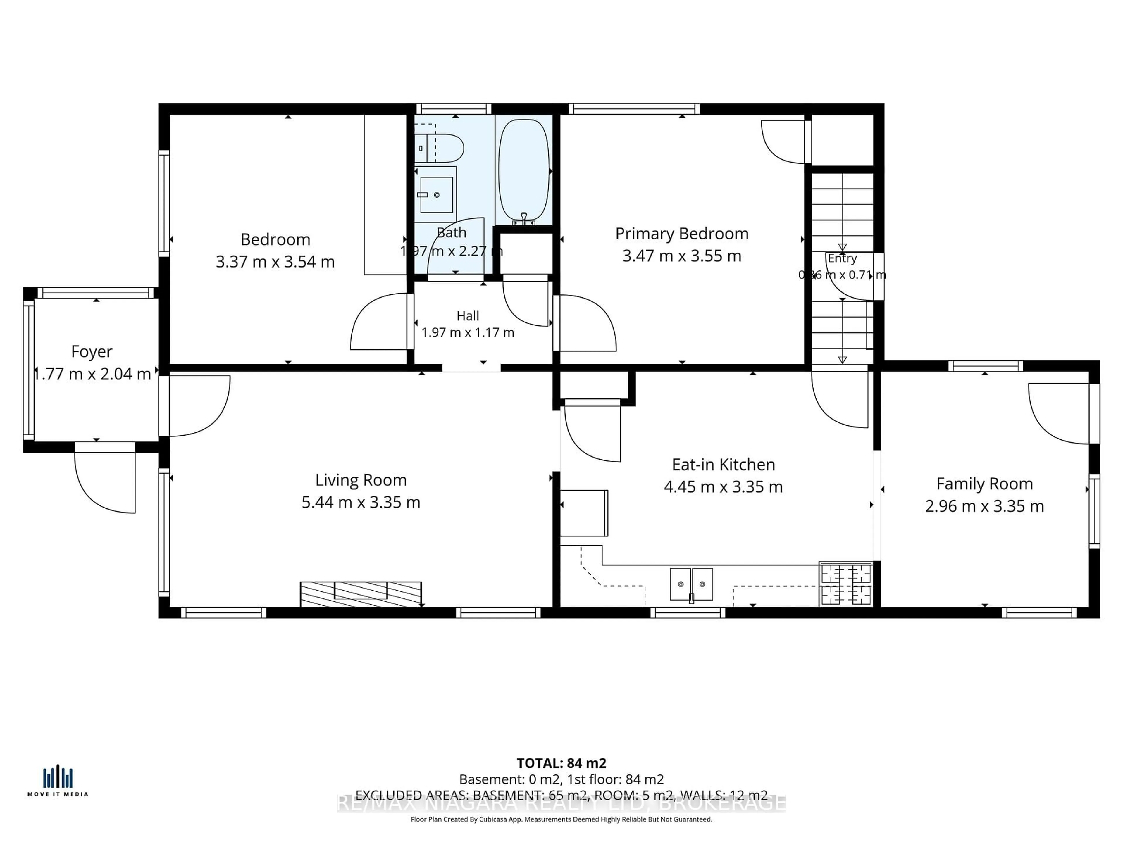 Floor plan for 63 Wilton Ave, Welland Ontario L3C 1Z8