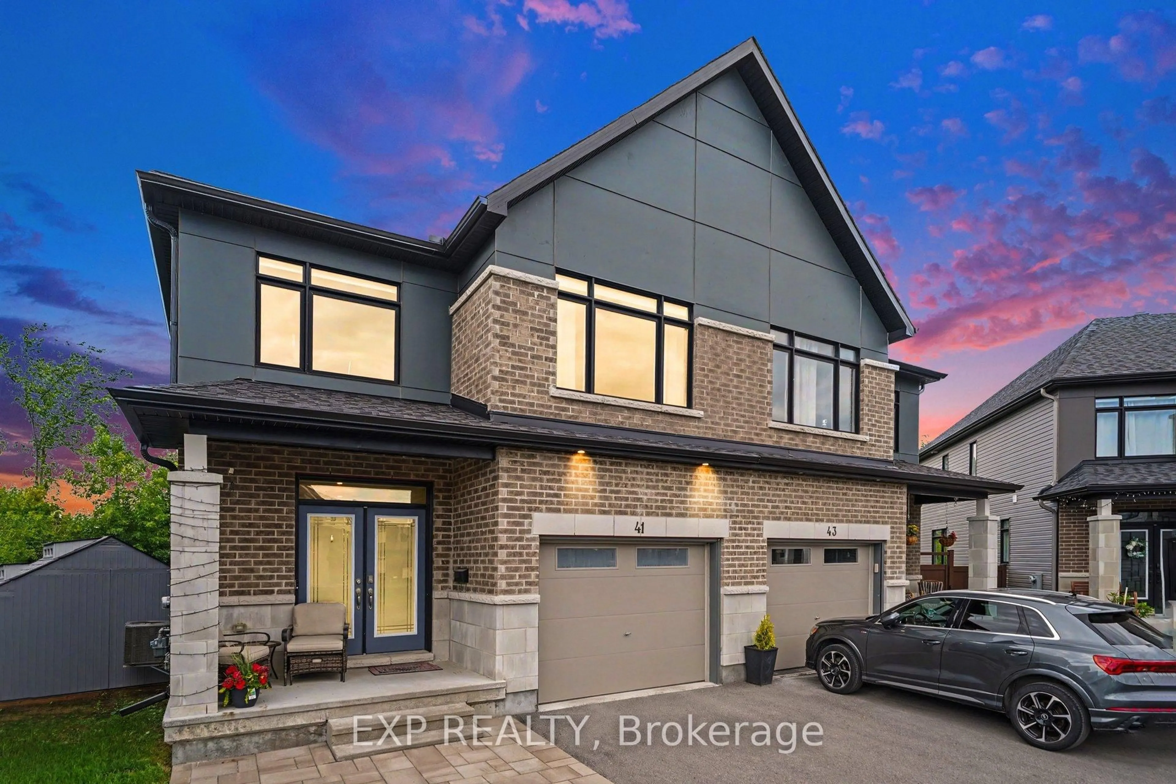 Home with brick exterior material, street for 41 Nettle Cres, Ottawa Ontario K1T 0M2
