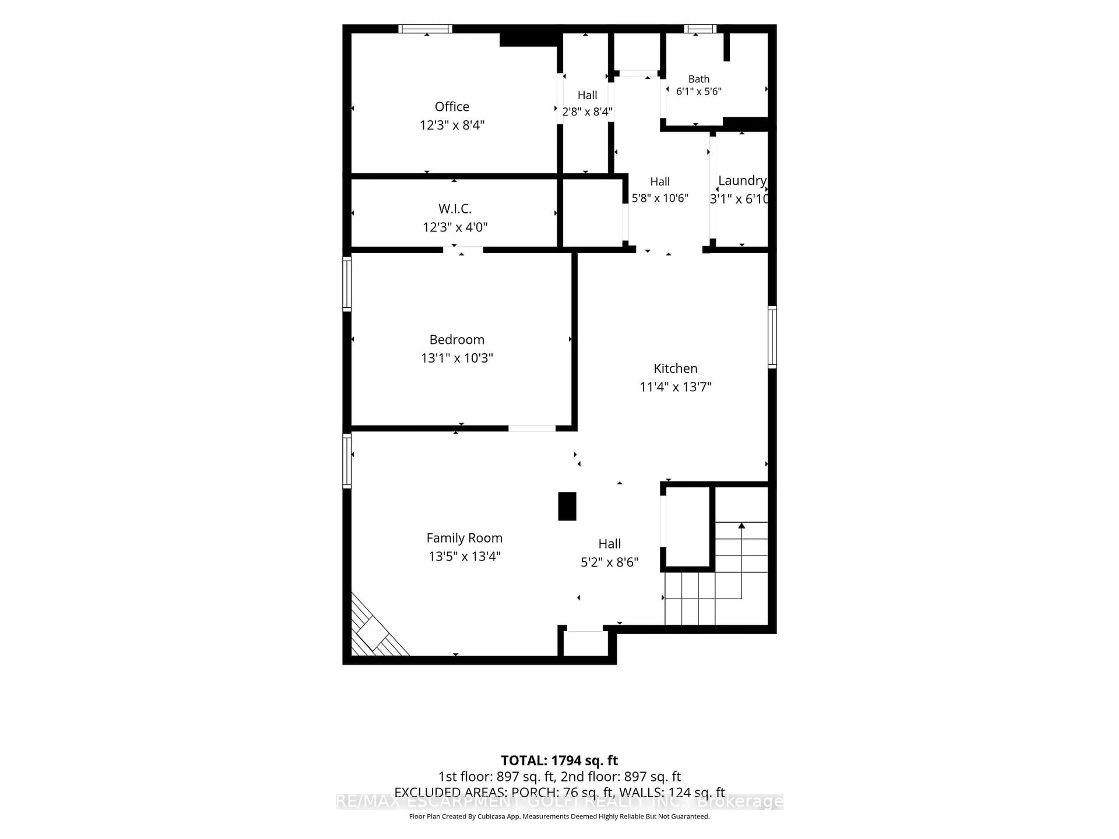 Floor plan for 147 Manning Ave, Hamilton Ontario L9A 3E8