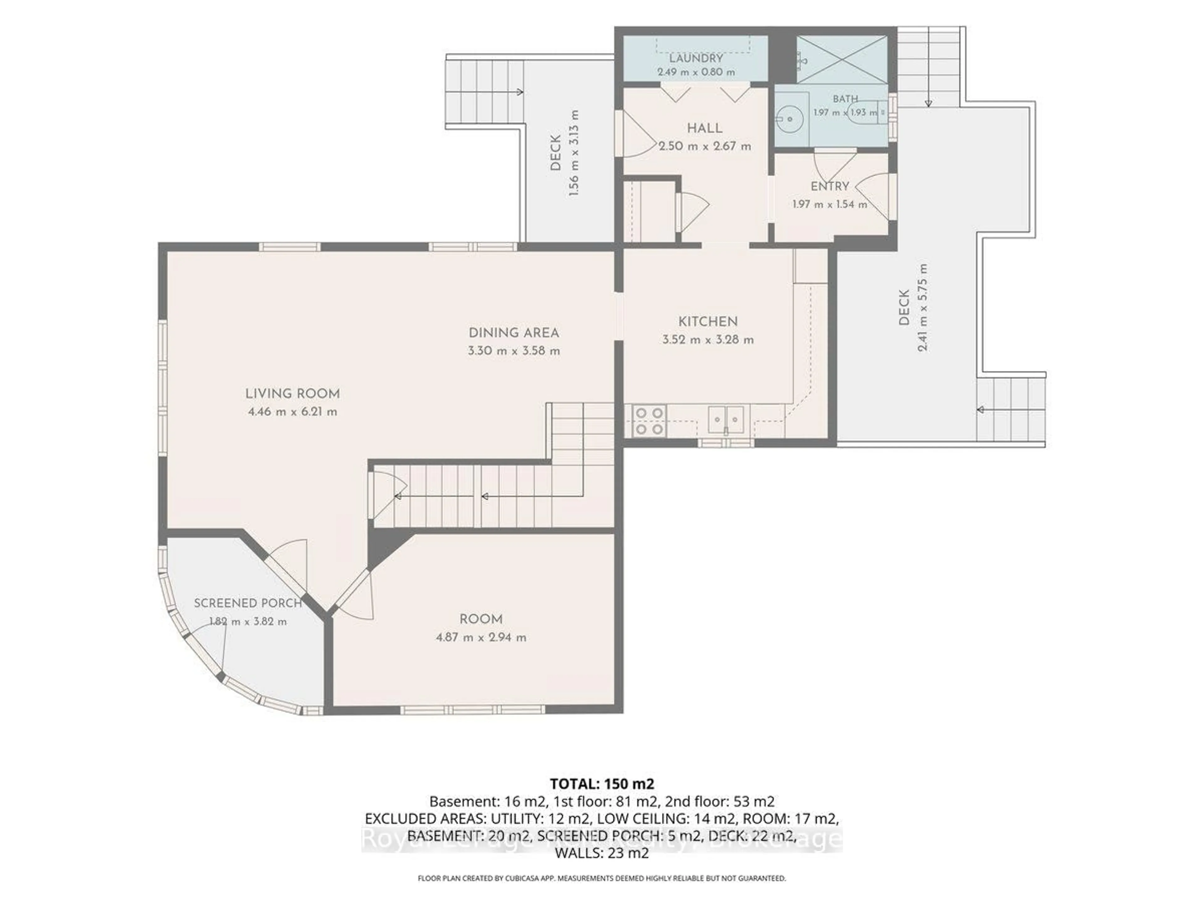 Floor plan for 503 10th Ave, Hanover Ontario N4N 2P2