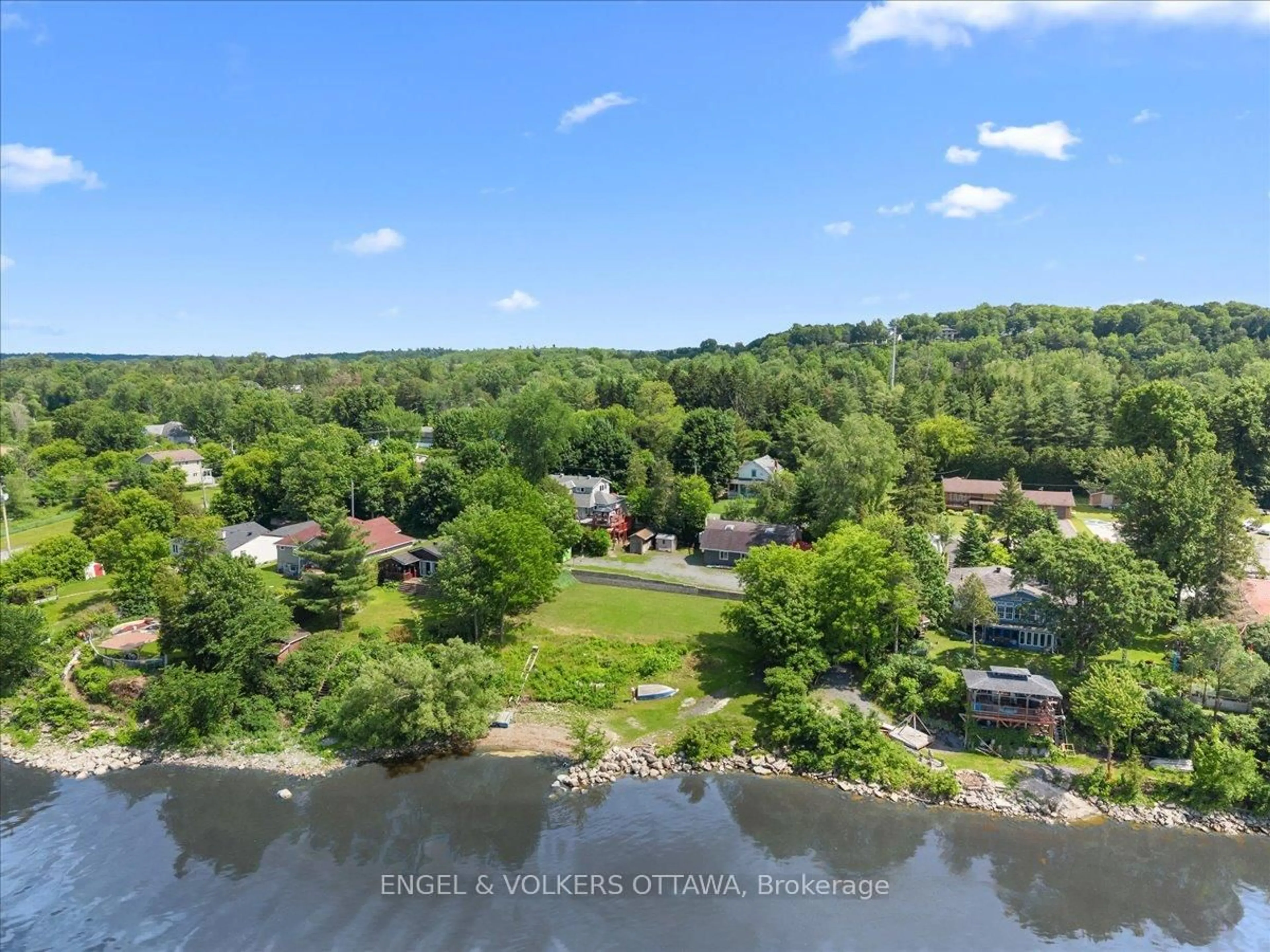 A pic from outside/outdoor area/front of a property/back of a property/a pic from drone, water/lake/river/ocean view for 2481 Manse Rd, Ottawa Ontario K4C 1C6