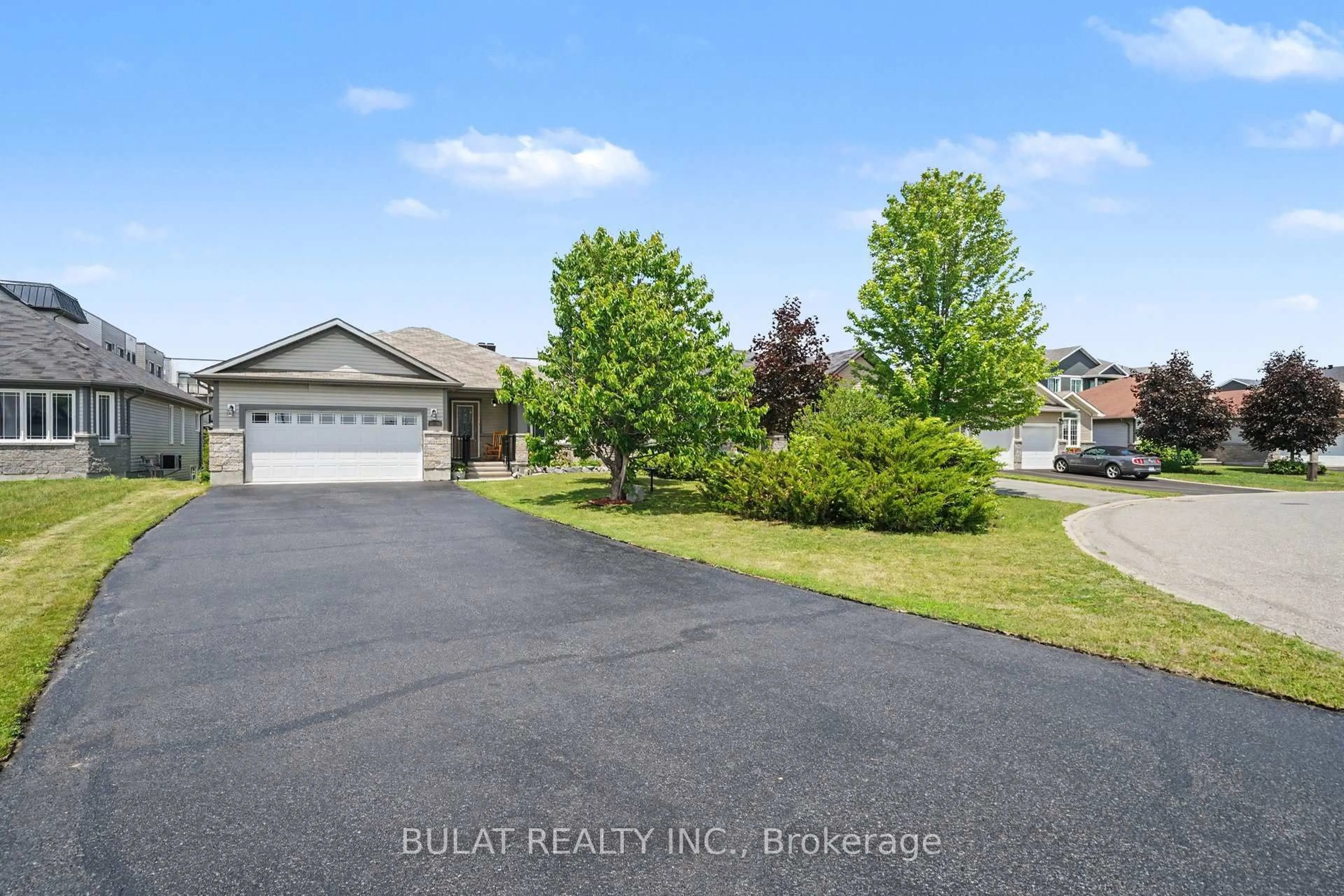 A pic from outside/outdoor area/front of a property/back of a property/a pic from drone, water/lake/river/ocean view for 31 Westerra Way, North Grenville Ontario K0G 1J0