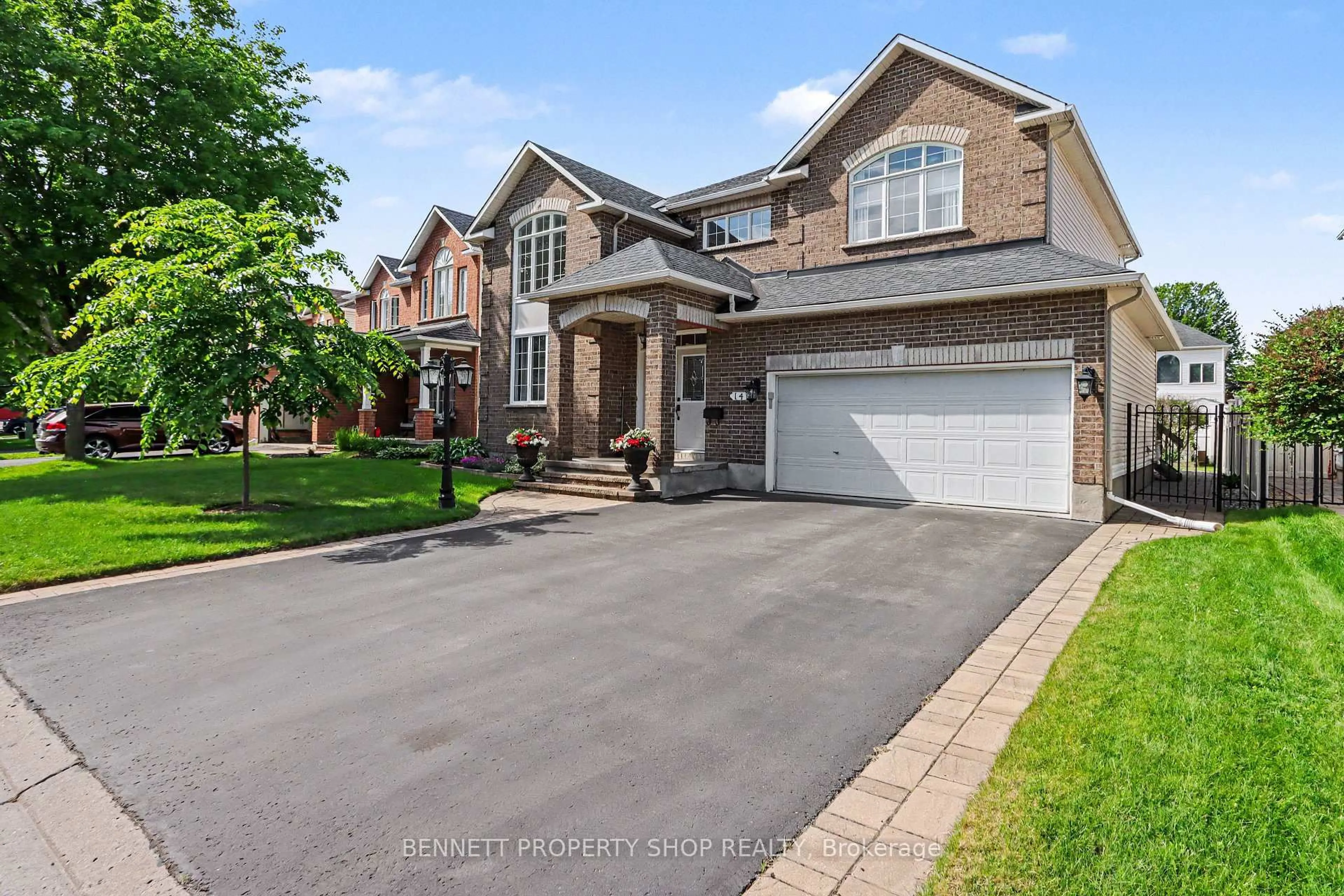 Home with brick exterior material, street for 14 Sachs Forest Pl, Ottawa Ontario K2G 6V2