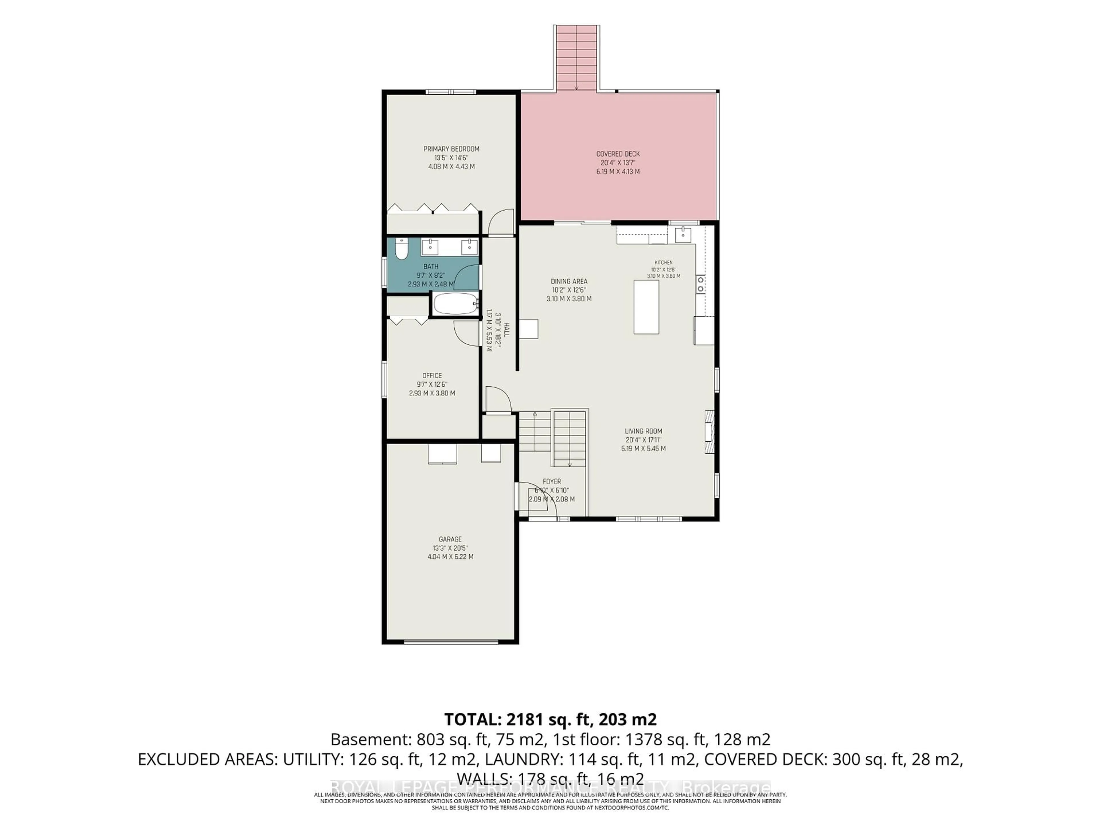 Floor plan for 117 Leonia St, Cornwall Ontario K6H 5L8
