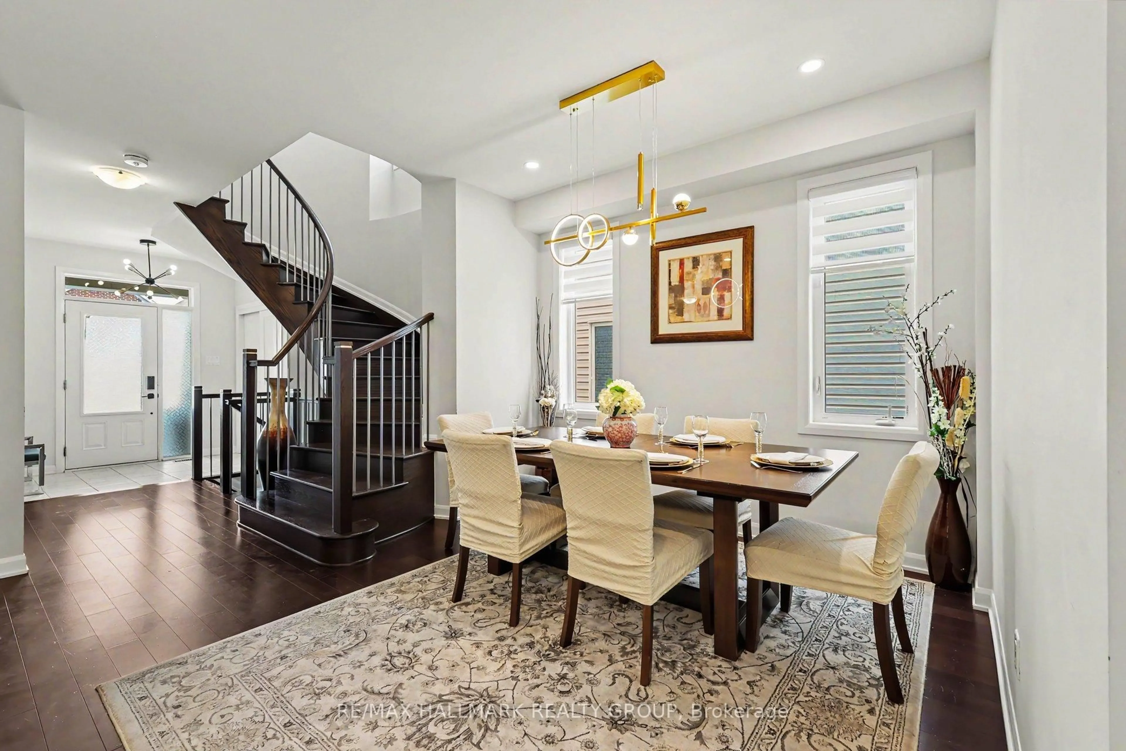 Dining room, wood/laminate floor for 129 Robin Easey Ave, Ottawa Ontario K2J 6V4