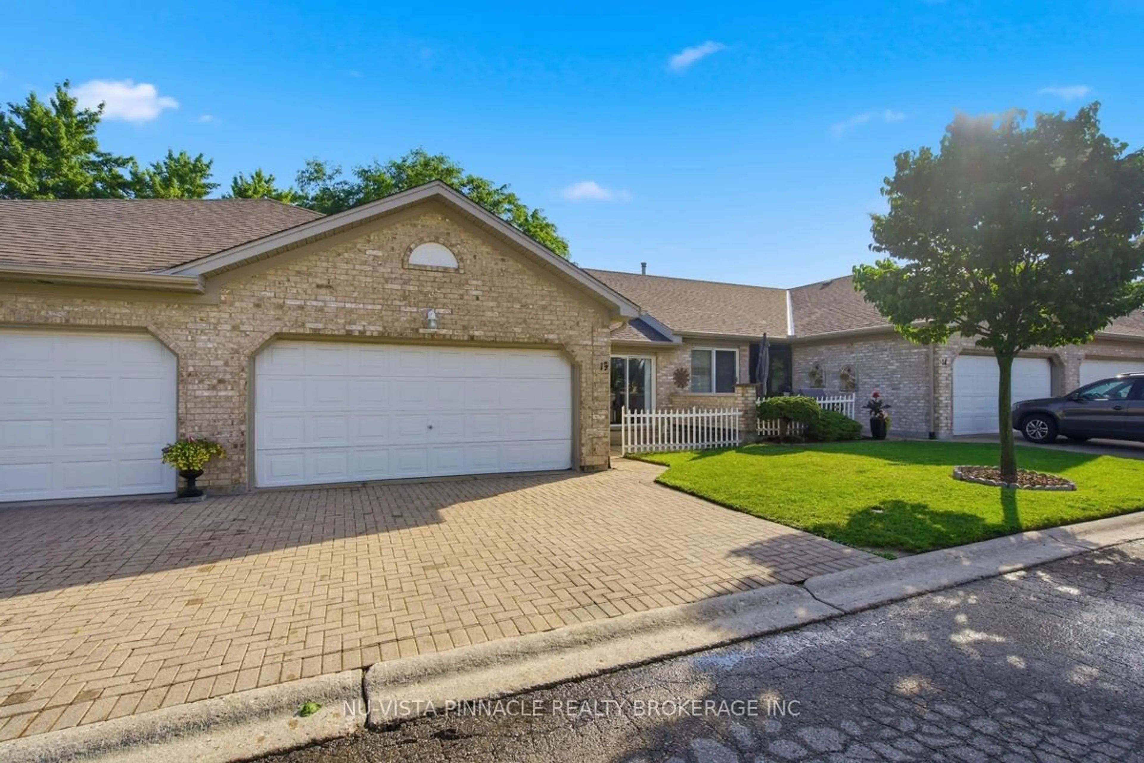 A pic from outside/outdoor area/front of a property/back of a property/a pic from drone, street for 825 Shelborne St #13, London South Ontario N5Z 5B7