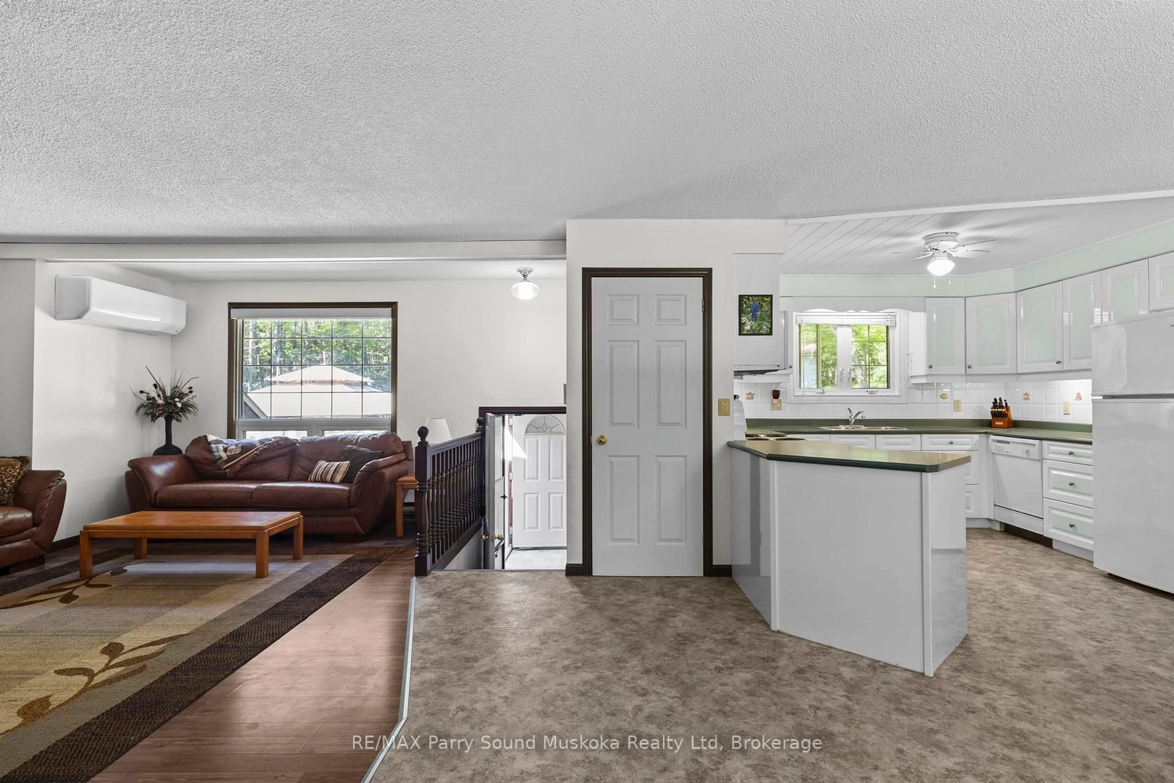 Open concept kitchen, ceramic/tile floor for 40 Hammel Ave, McDougall Ontario P2A 2W9