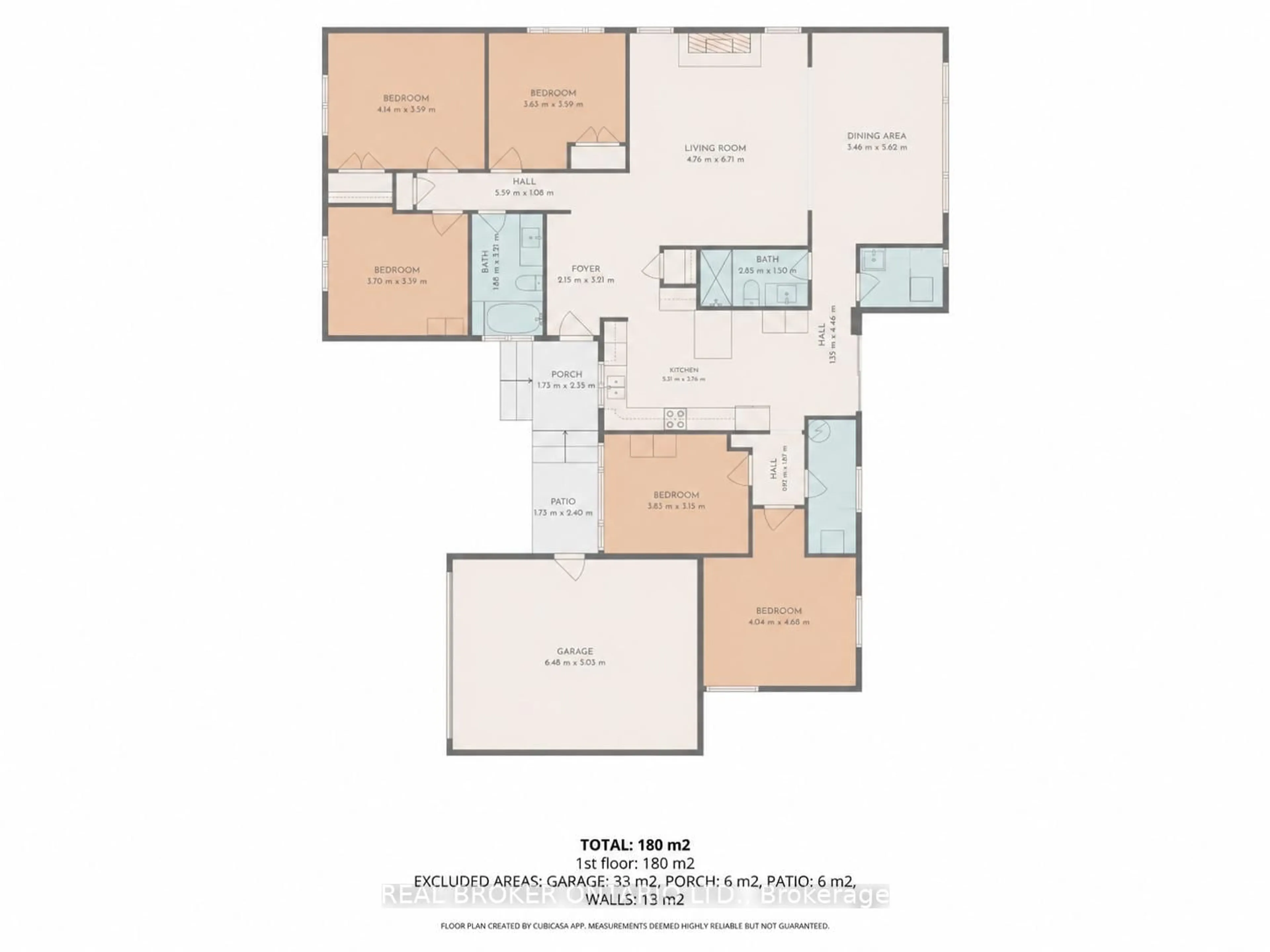 Floor plan for 929 Bayview Dr, Ottawa Ontario K0A 3M0