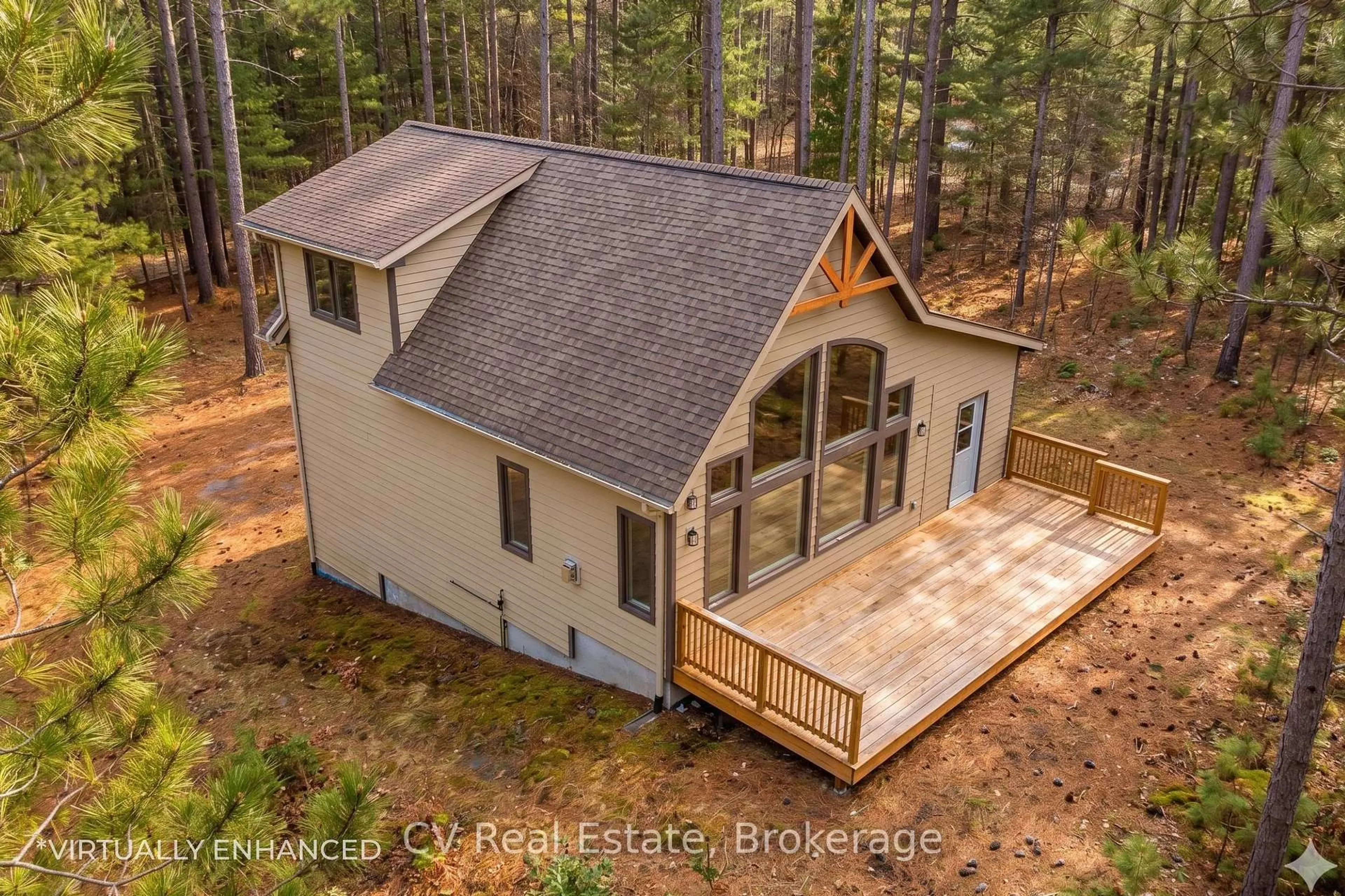 A pic from outside/outdoor area/front of a property/back of a property/a pic from drone, unknown for 1158 Chetwynd Rd, Armour Ontario P0A 1C0