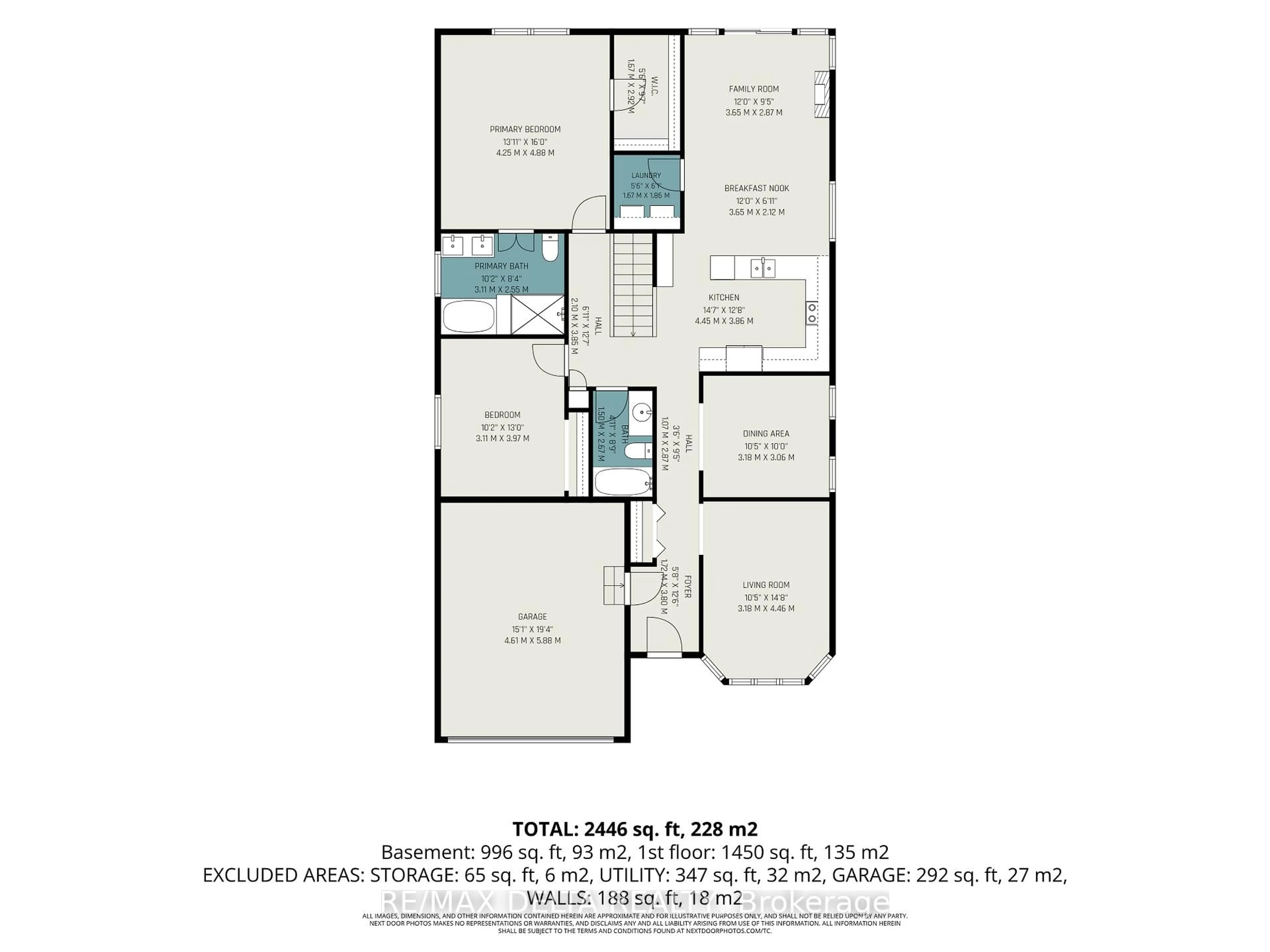 Floor plan for 604 Valin St, Orleans Ontario K4A 3L9