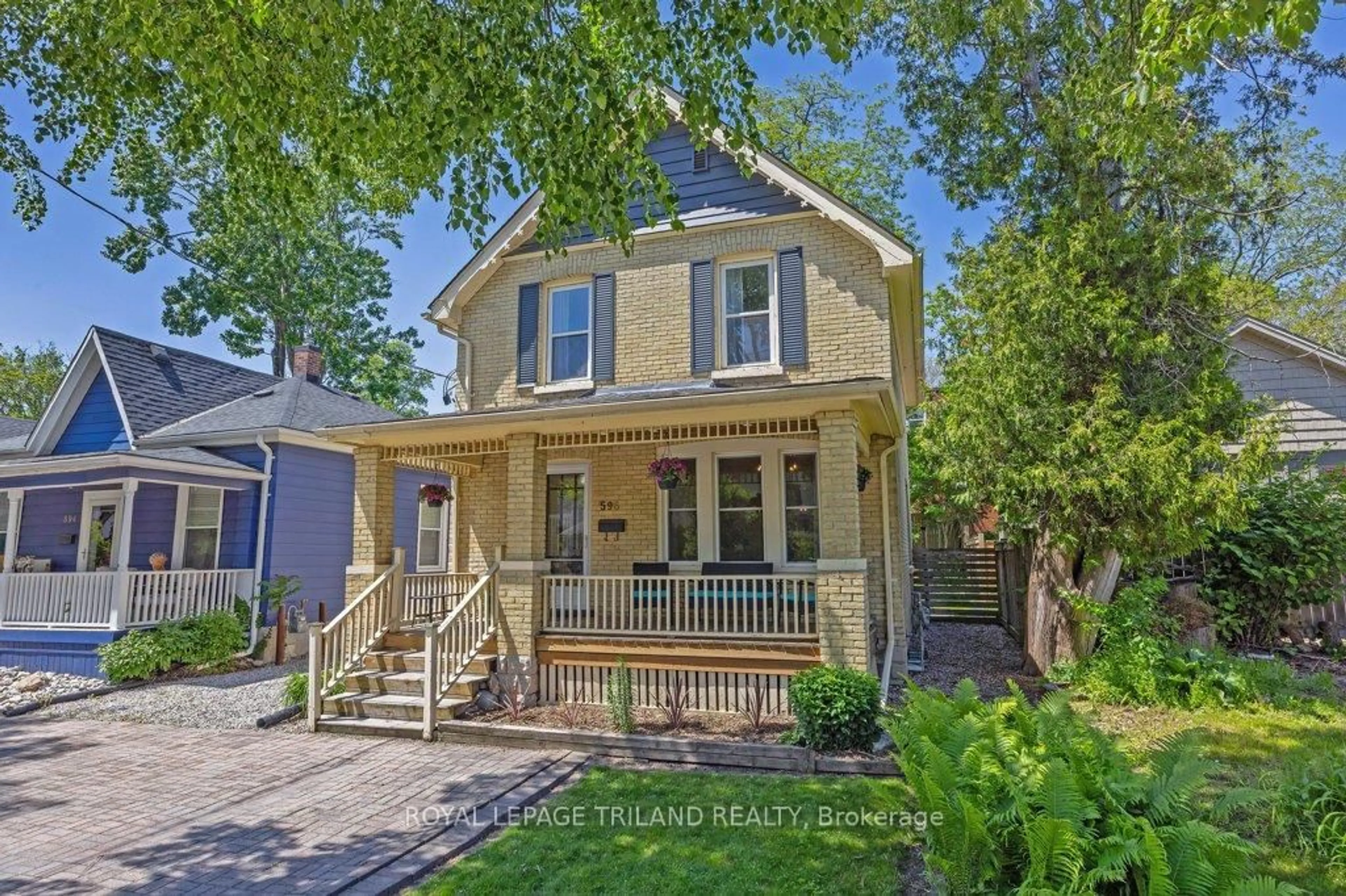 Home with brick exterior material, street for 596 Rosedale St, London East Ontario N6B 2C6
