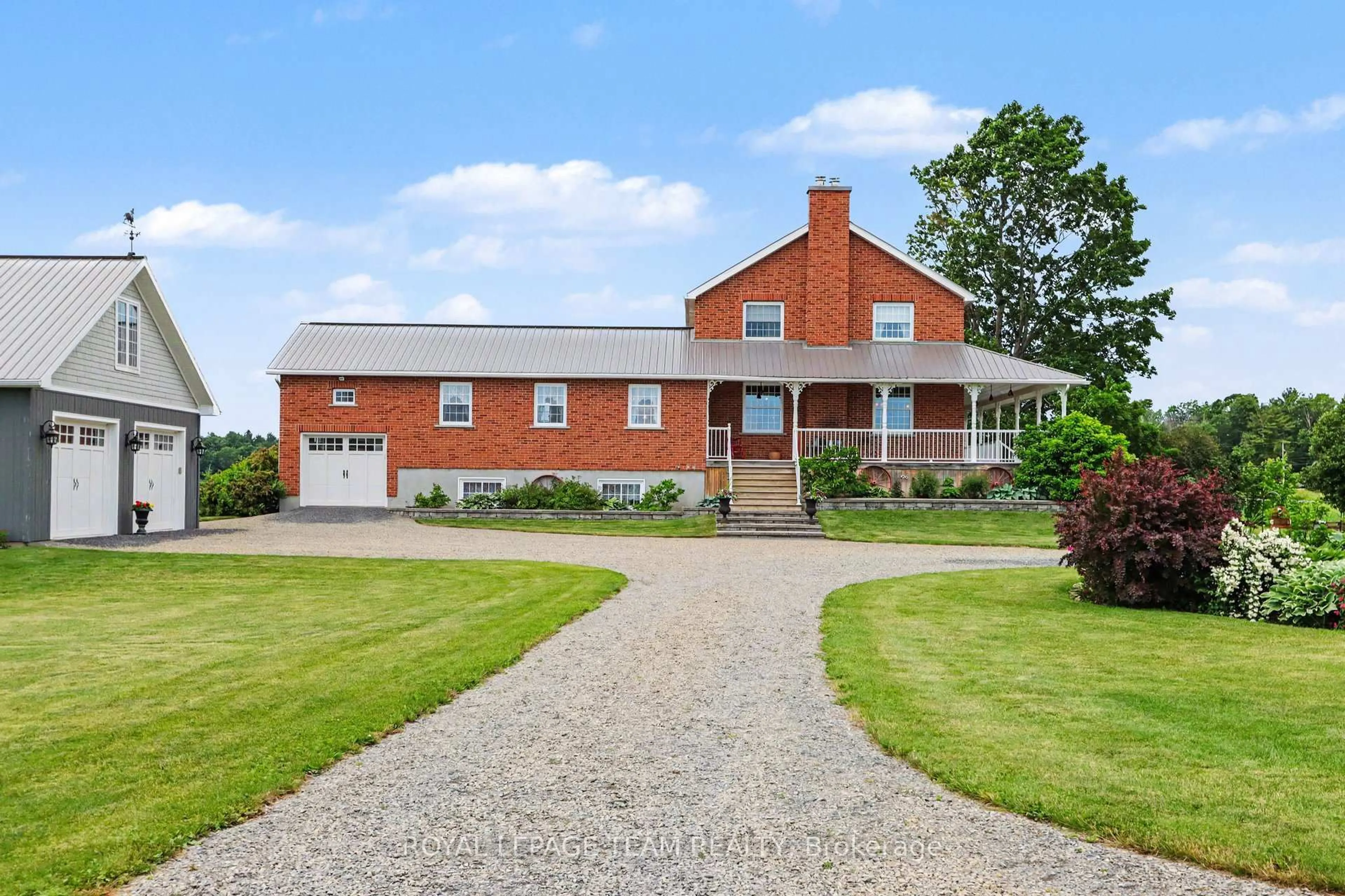 Home with brick exterior material, street for 10546 Broken Second Rd, South Dundas Ontario K0E 1K0