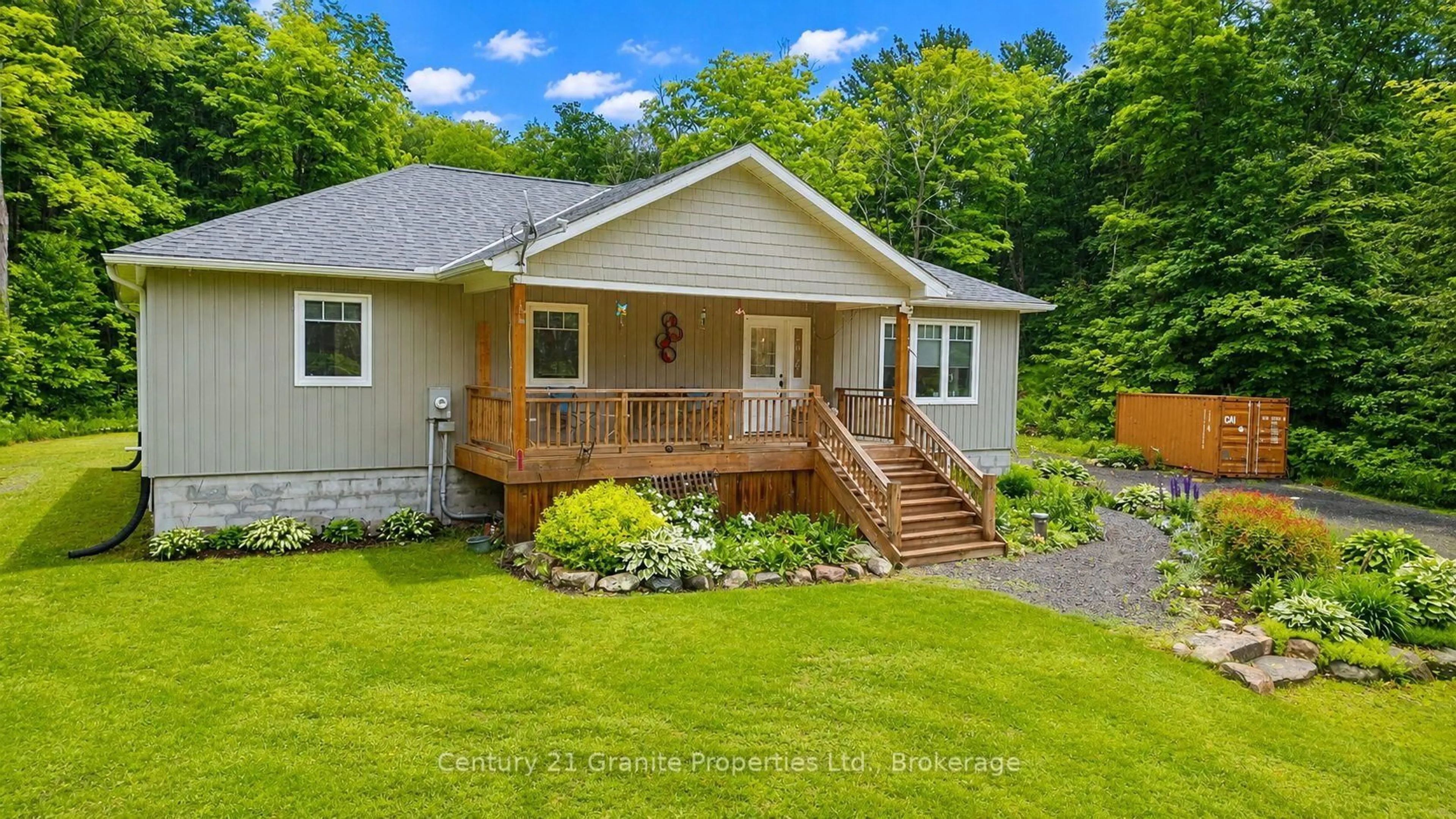 Home with vinyl exterior material, street for 64 Loucks Rd, Seguin Ontario P2A 0B2