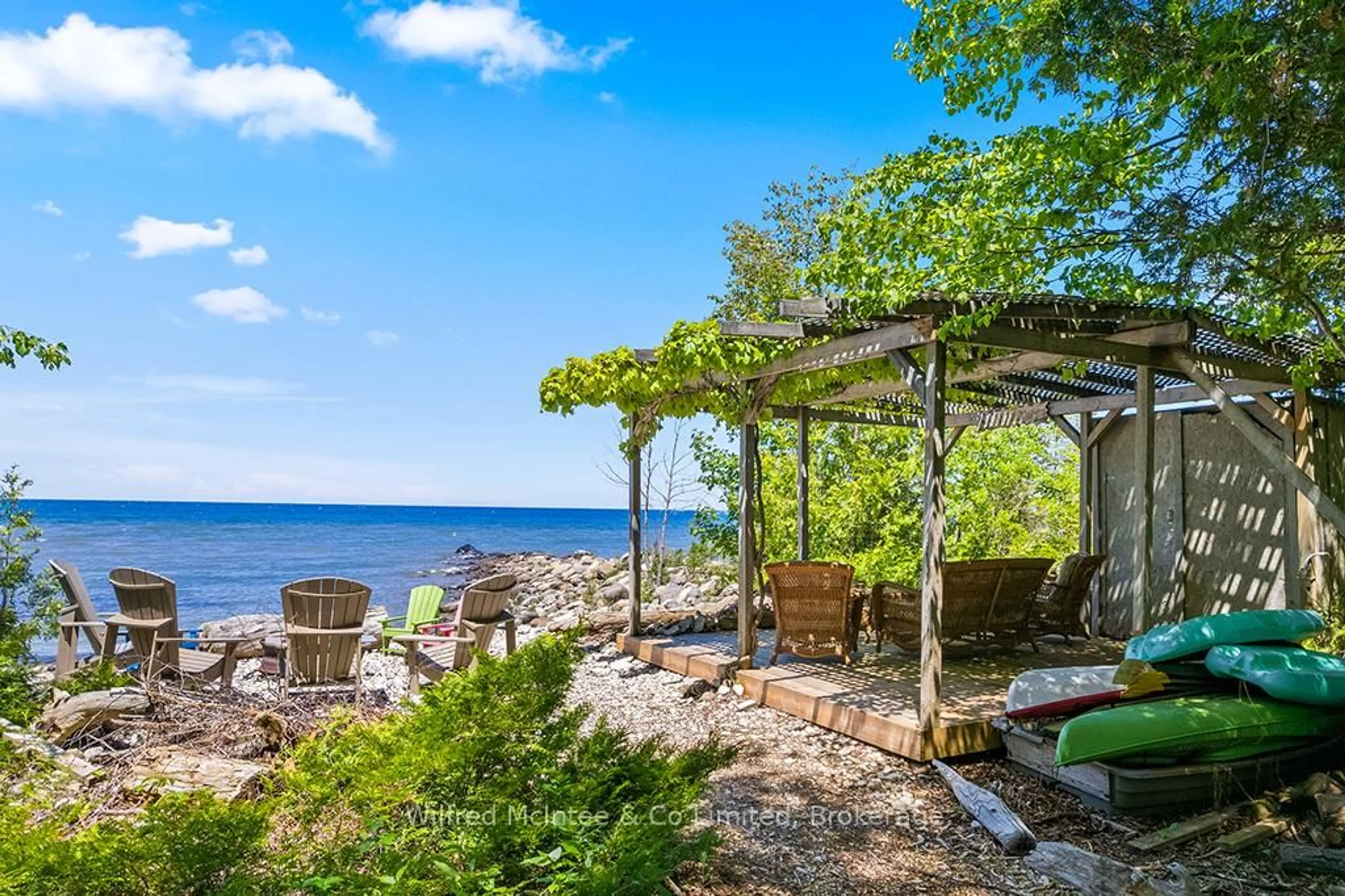 Patio, water/lake/river/ocean view for 925 Bruce Road 13, Native Leased Lands Ontario N0H 2L0