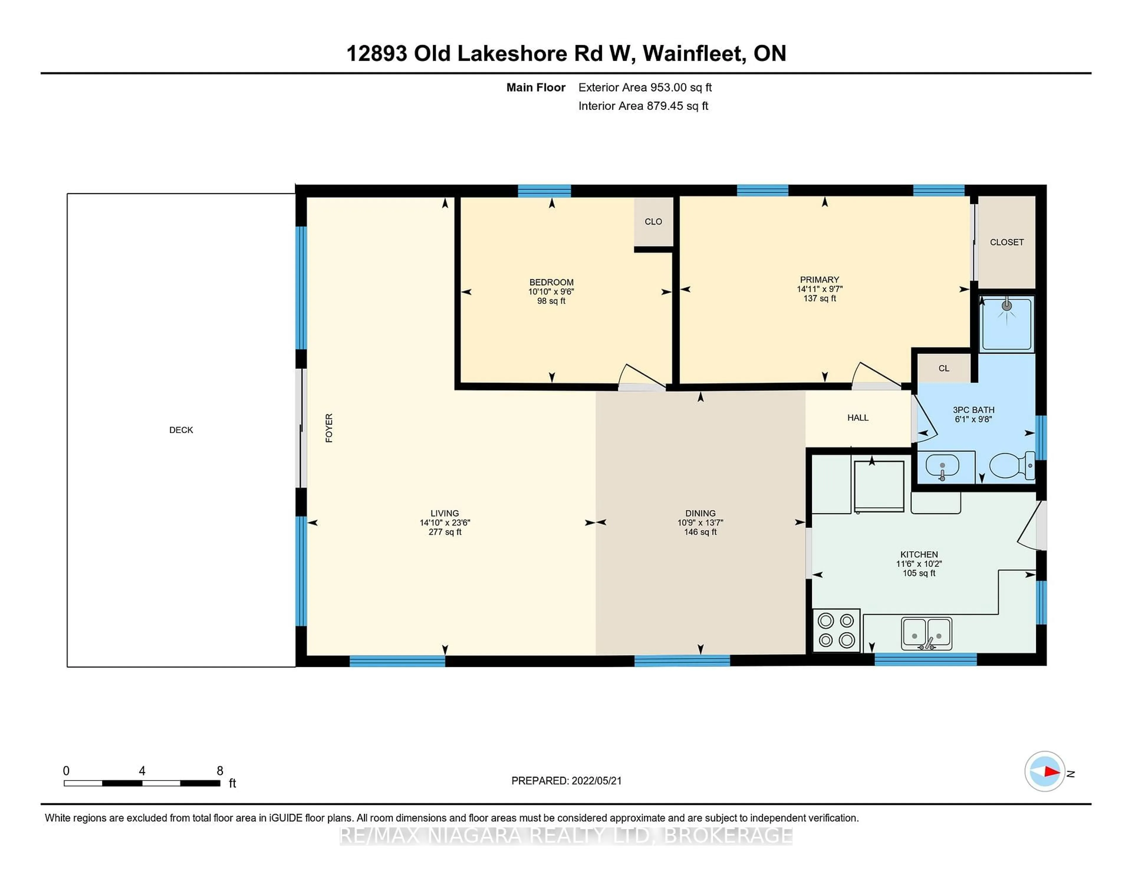 Floor plan for 12893 OLD LAKESHORE Rd, Wainfleet Ontario L0S 1V0