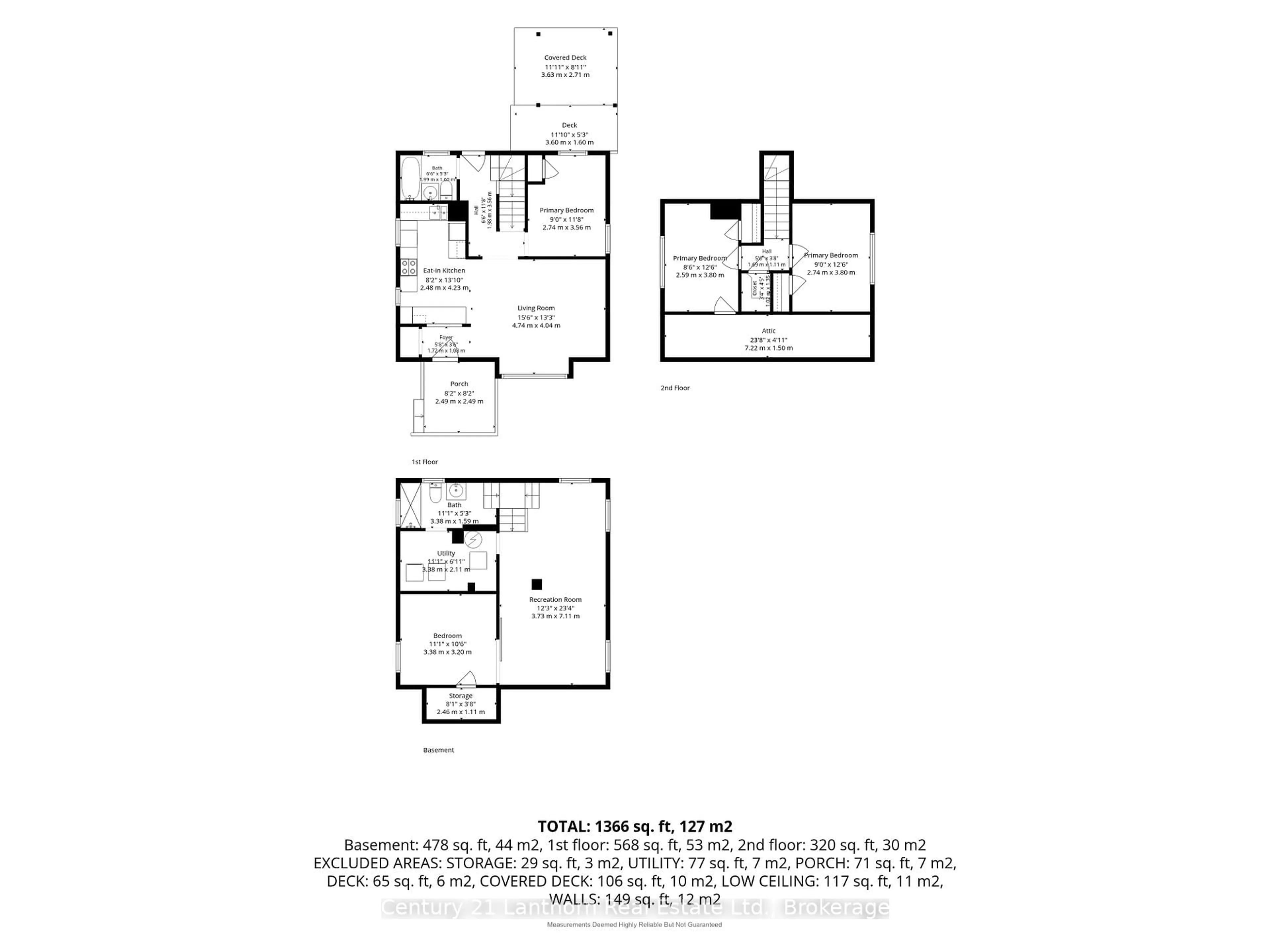 Floor plan for 63 Fourth Ave, Quinte West Ontario K8V 5N5