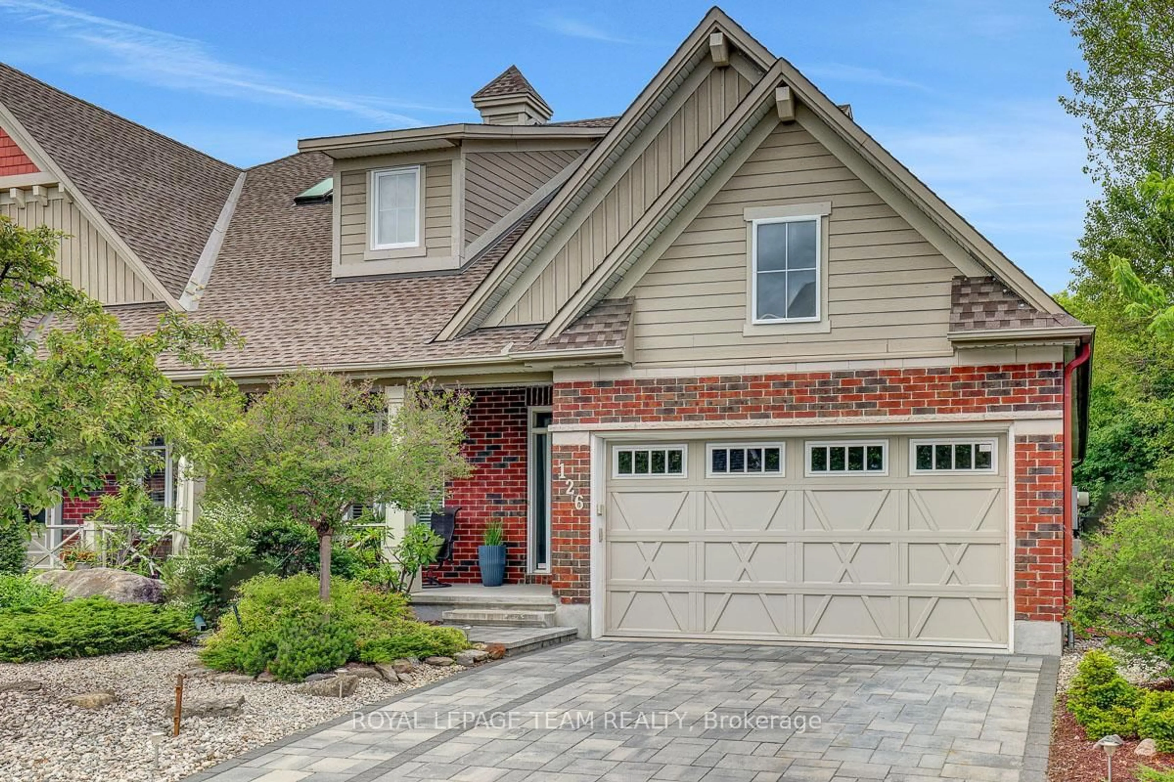 Home with brick exterior material, street for 126 Solera Circ, Ottawa Ontario K1T 0C6
