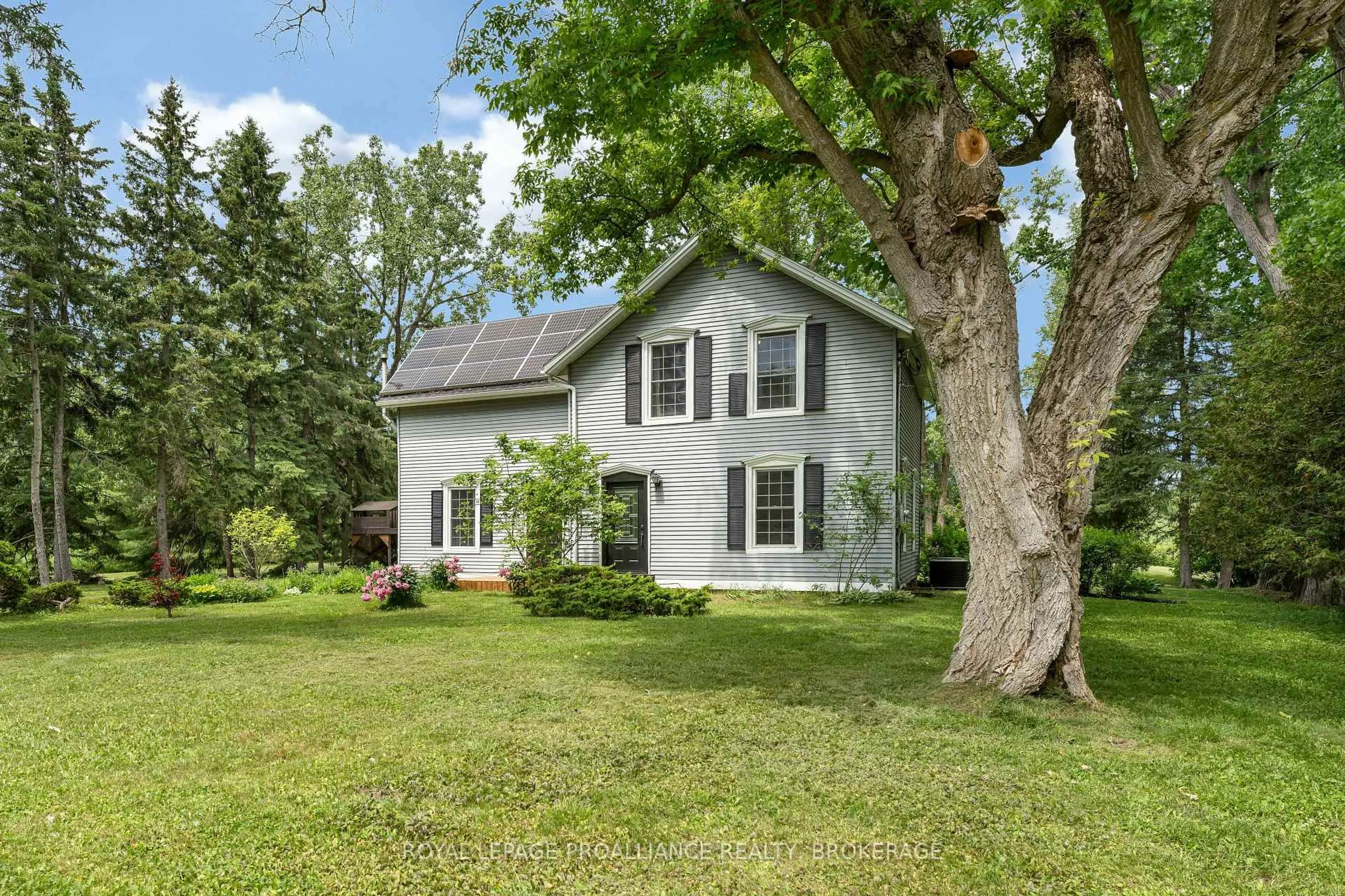Home with vinyl exterior material, street for 3798 Highway 2, Kingston Ontario K7M 9G3
