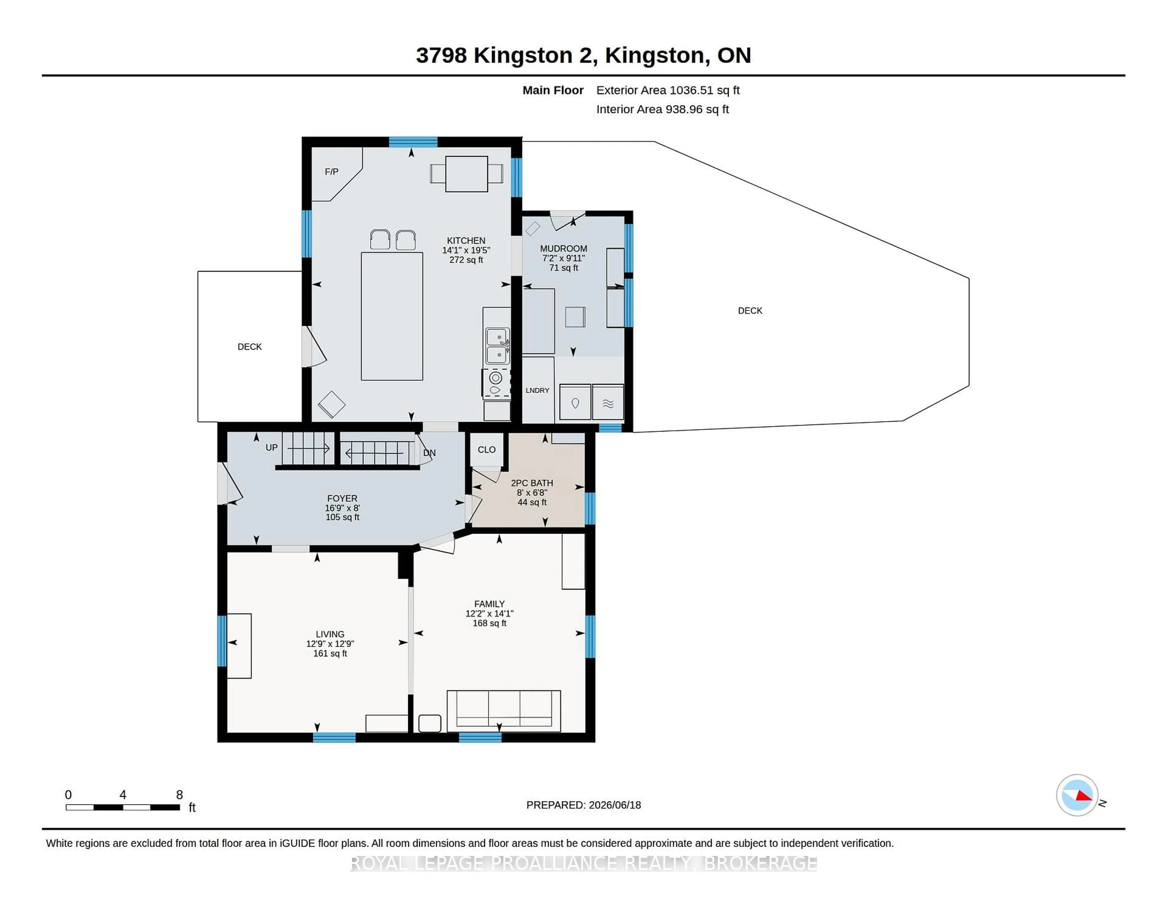 Floor plan for 3798 Highway 2, Kingston Ontario K7M 9G3