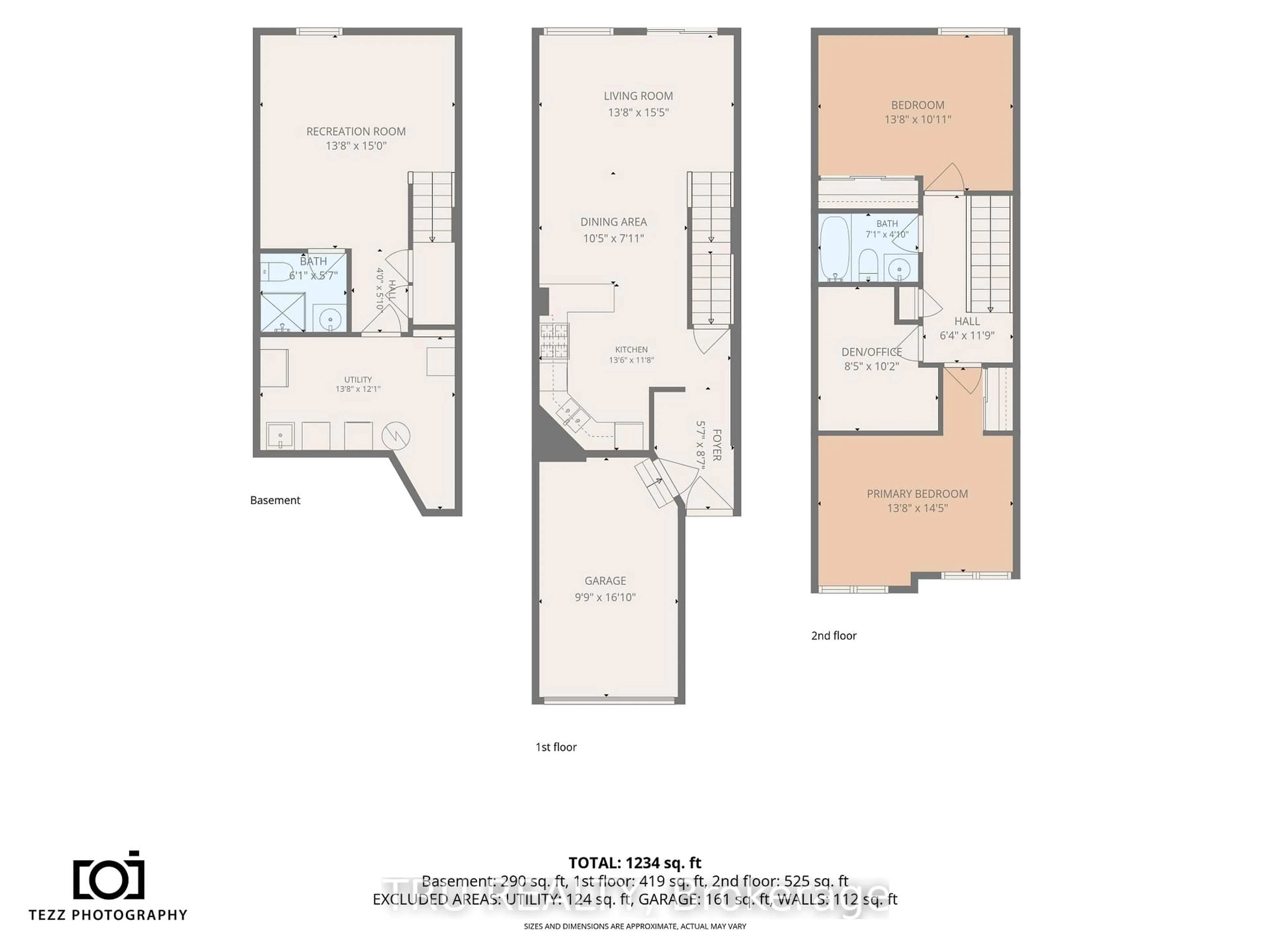 Floor plan for 27 Celebration St, Ottawa Ontario K2C 4A6