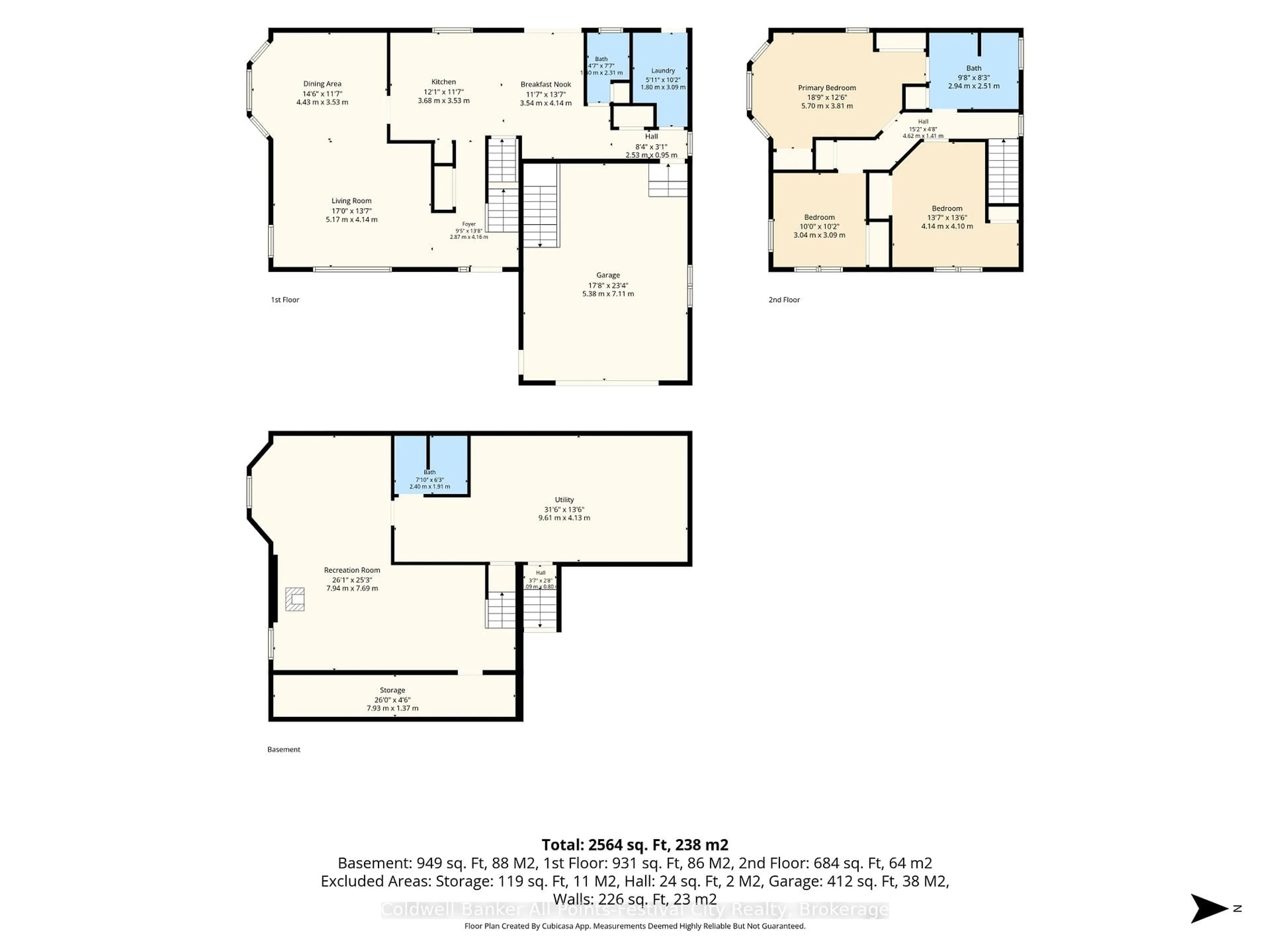 Floor plan for 396 Eldon St, Goderich Ontario N7A 4K8