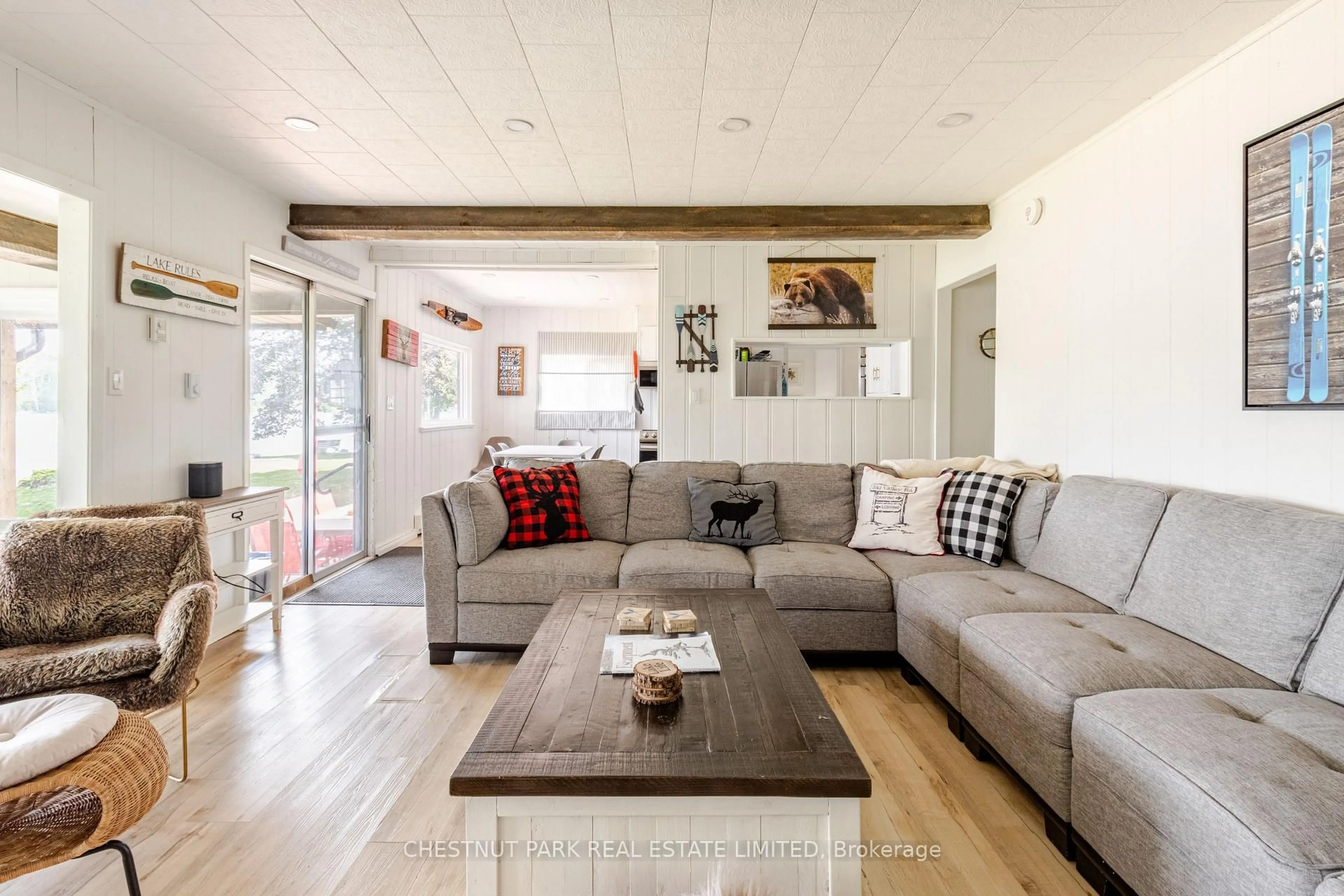 Living room with furniture, unknown for 133 Island View Dr, Grey Highlands Ontario N0C 1E0