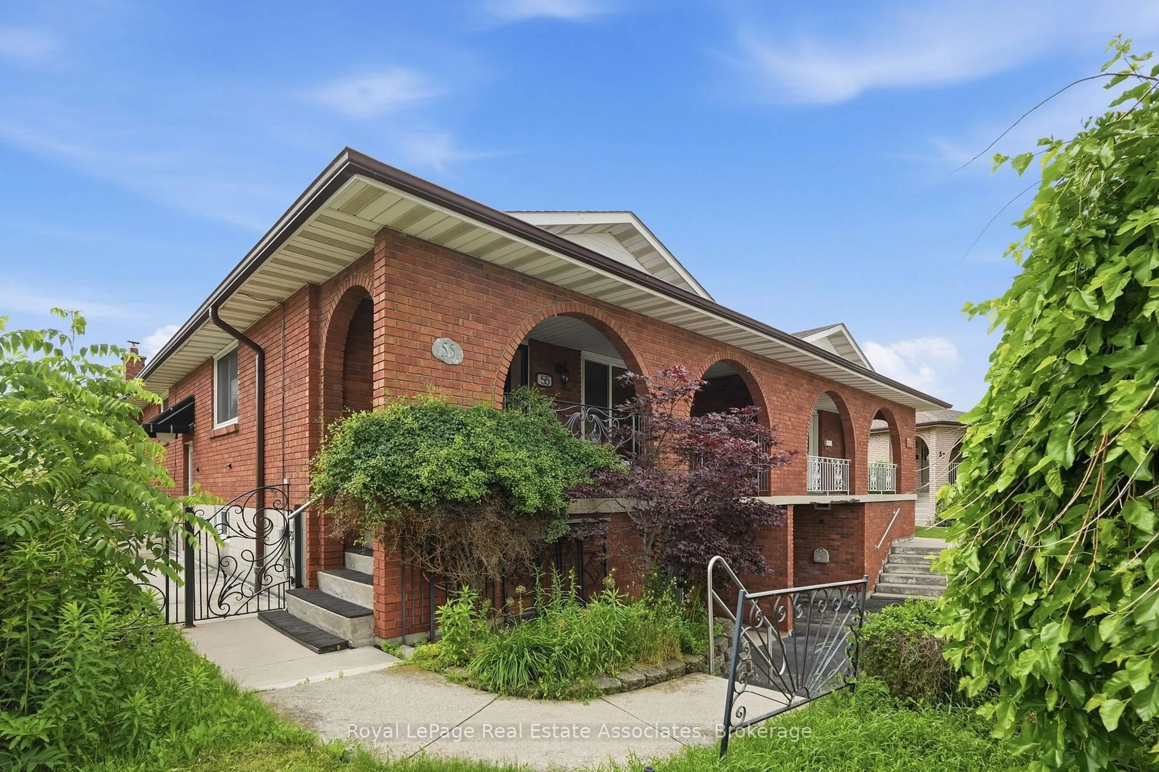 Home with brick exterior material, street for 55 Eastbury Dr, Hamilton Ontario L8E 2V8
