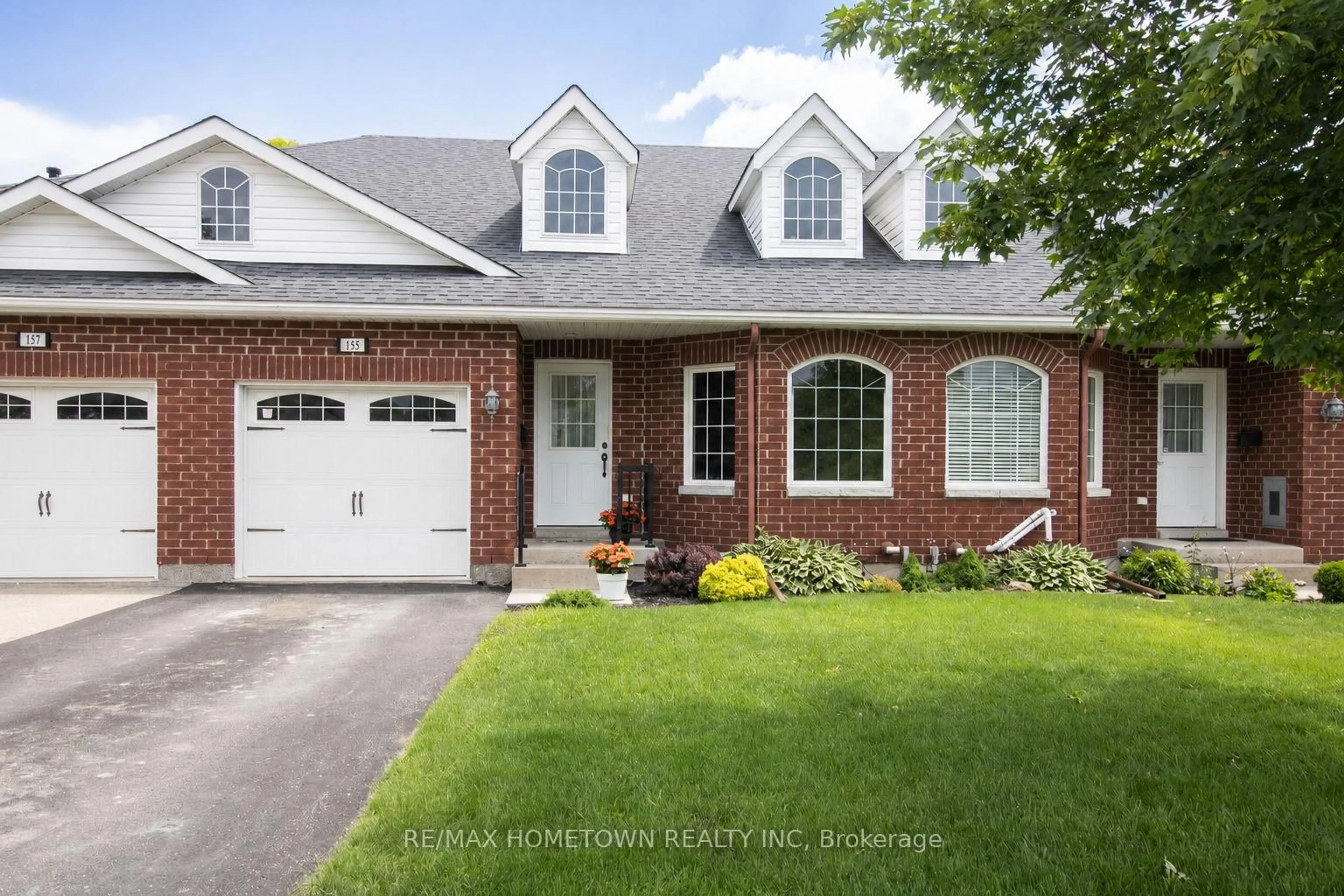 Home with brick exterior material, street for 155 Steacy Gdns, Brockville Ontario K6V 0B5