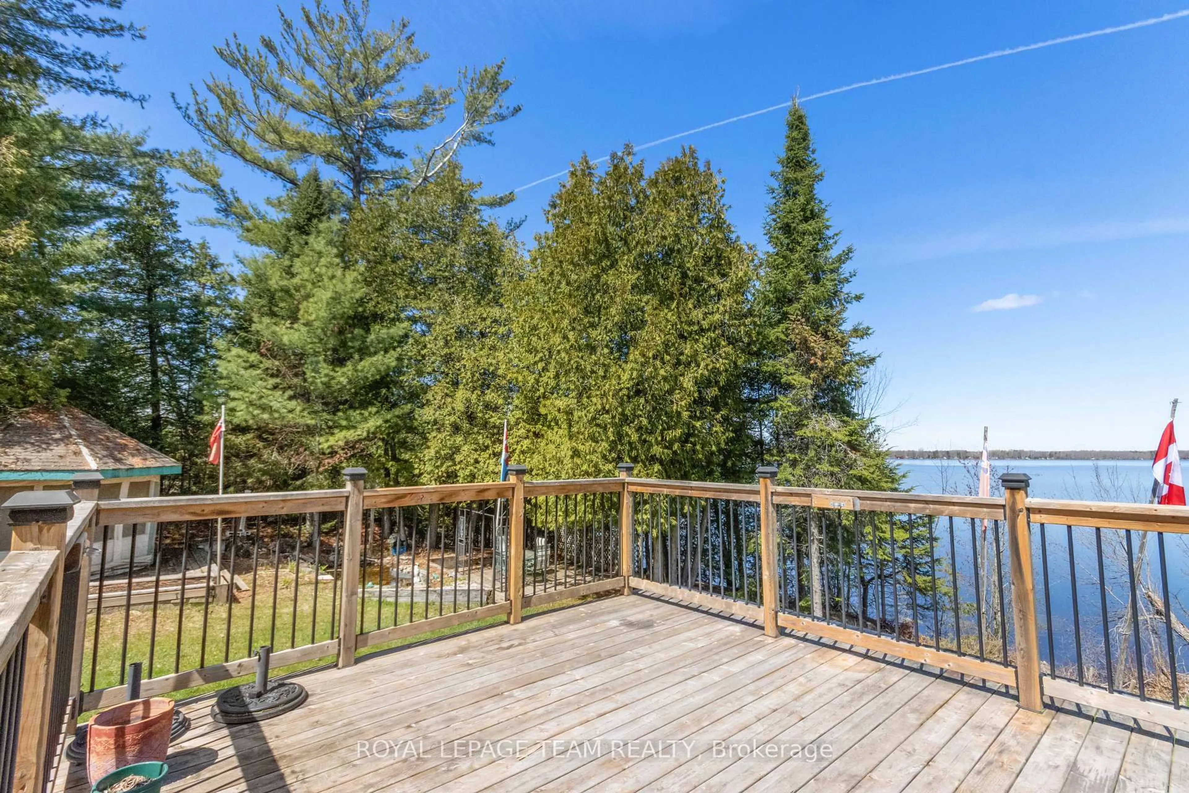 Patio, water/lake/river/ocean view for 204B Hawkins Dr, Killaloe Ontario K0J 2A0