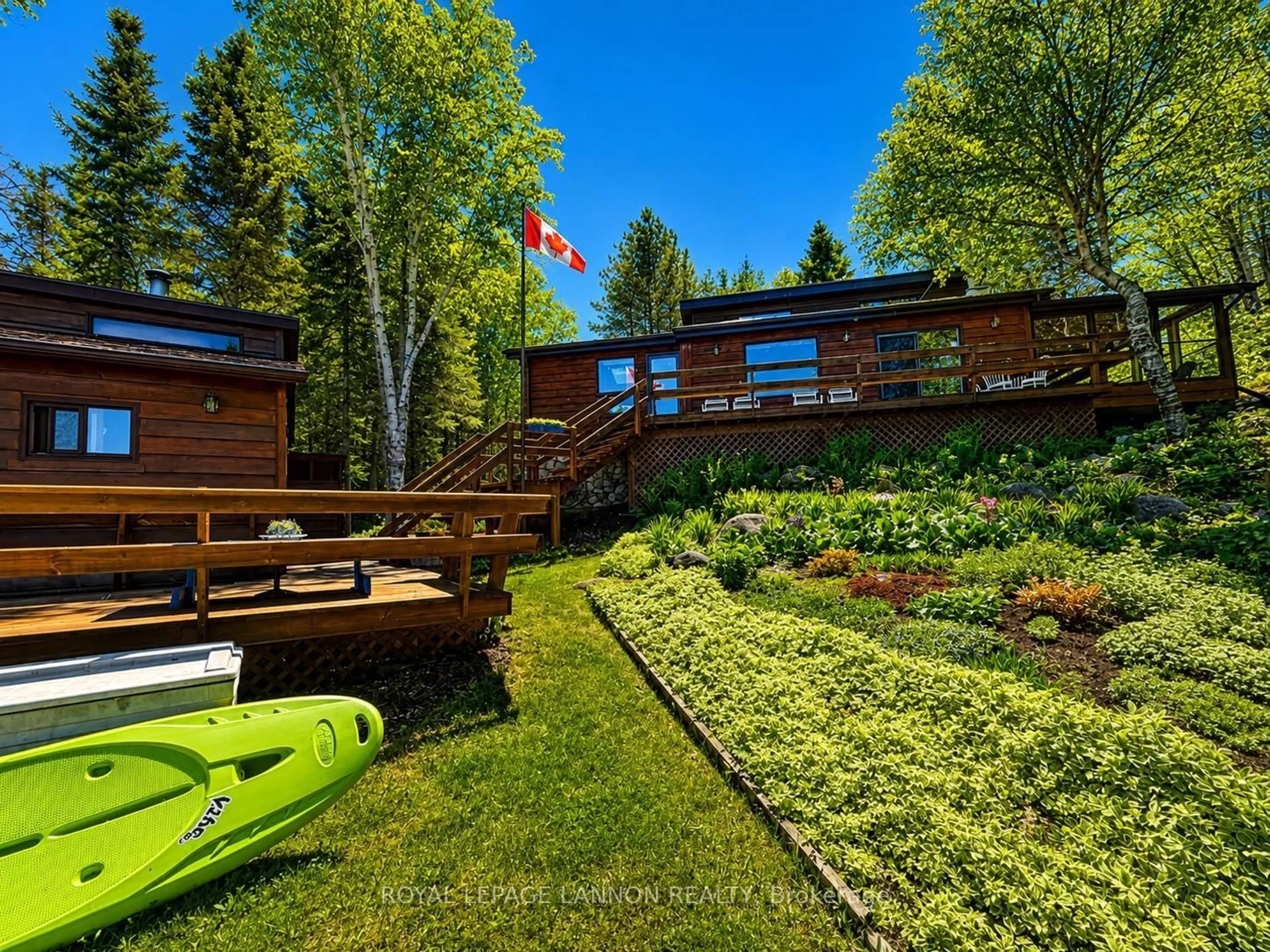 Patio, water/lake/river/ocean view for 960 Pike Lake Rd, Thunder Bay Remote Area Ontario P7G 0Z3