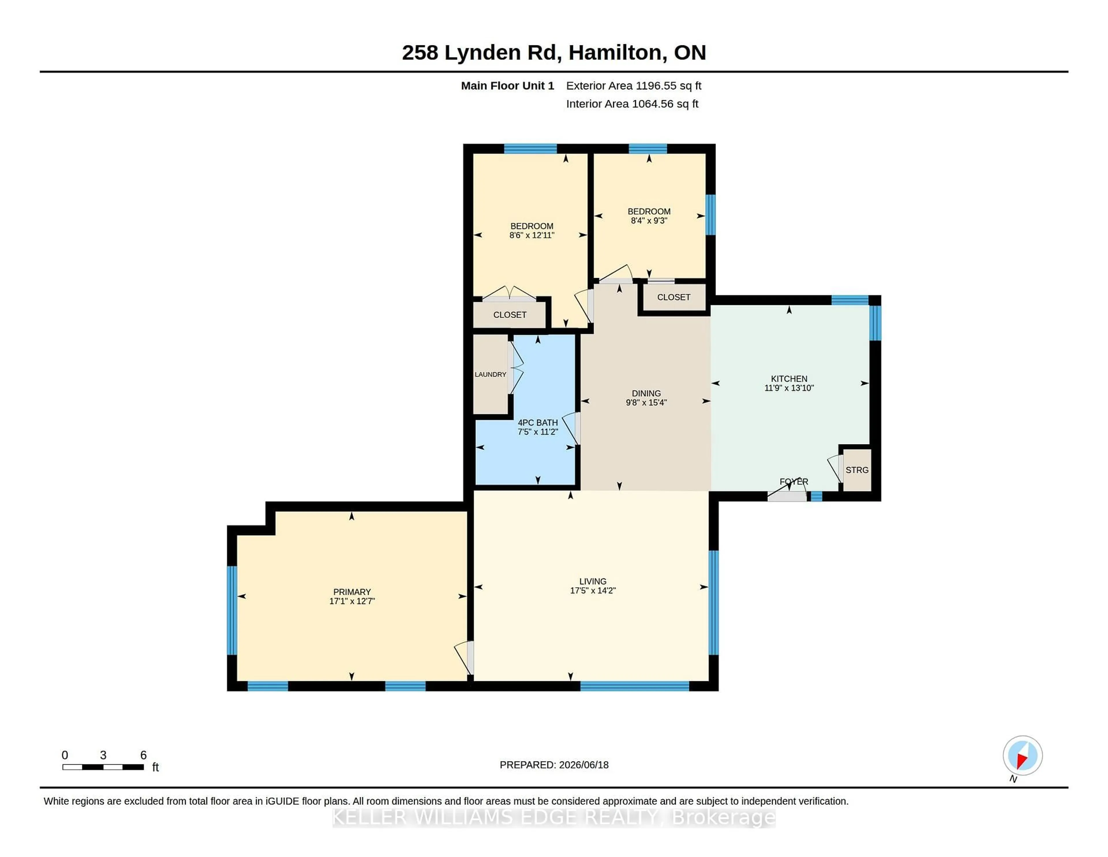 Floor plan for 258 Lynden Rd, Hamilton Ontario L0R 1T0
