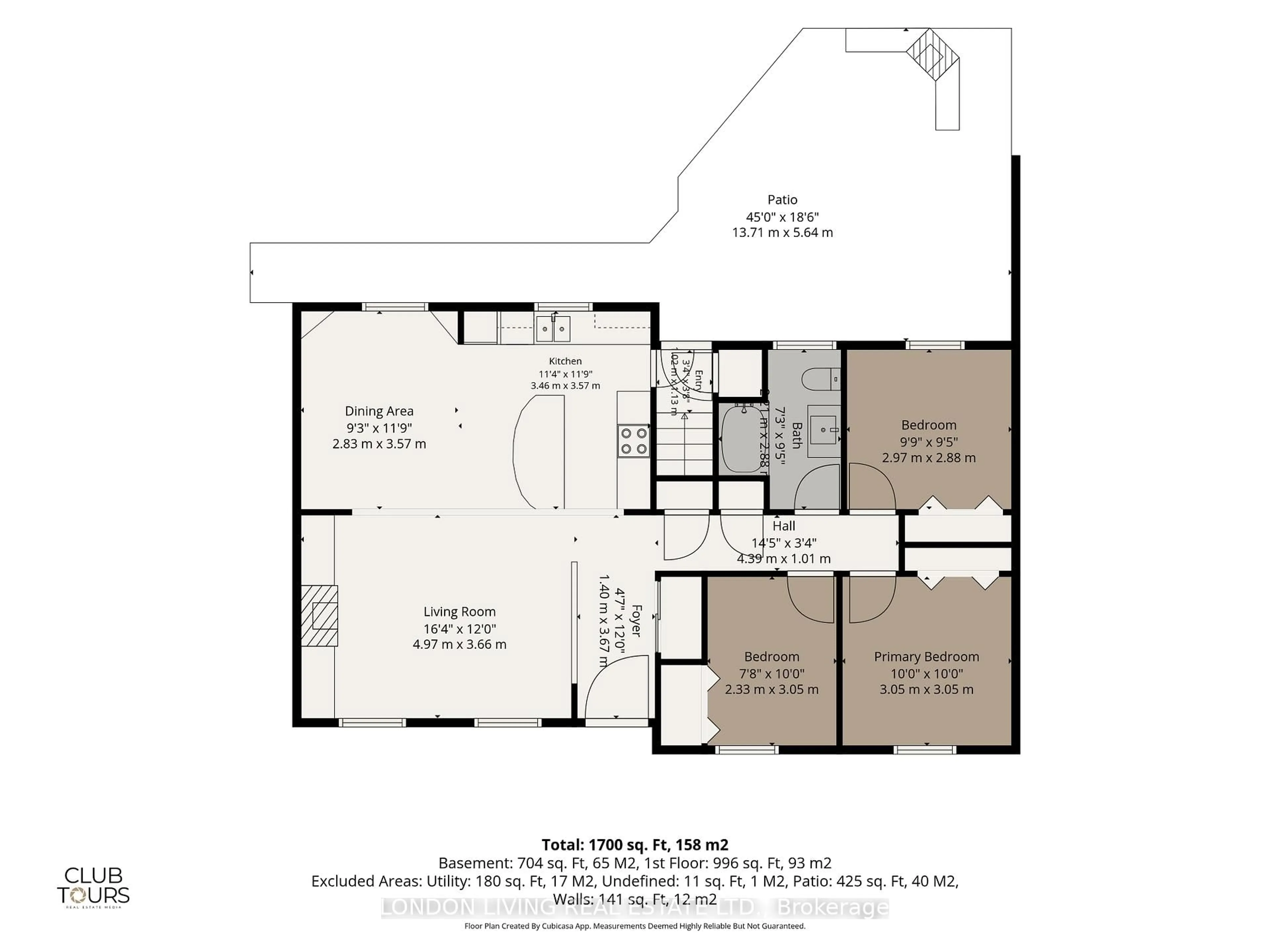 Floor plan for 1400 Stoneybrook Cres, London North Ontario N5X 1C1
