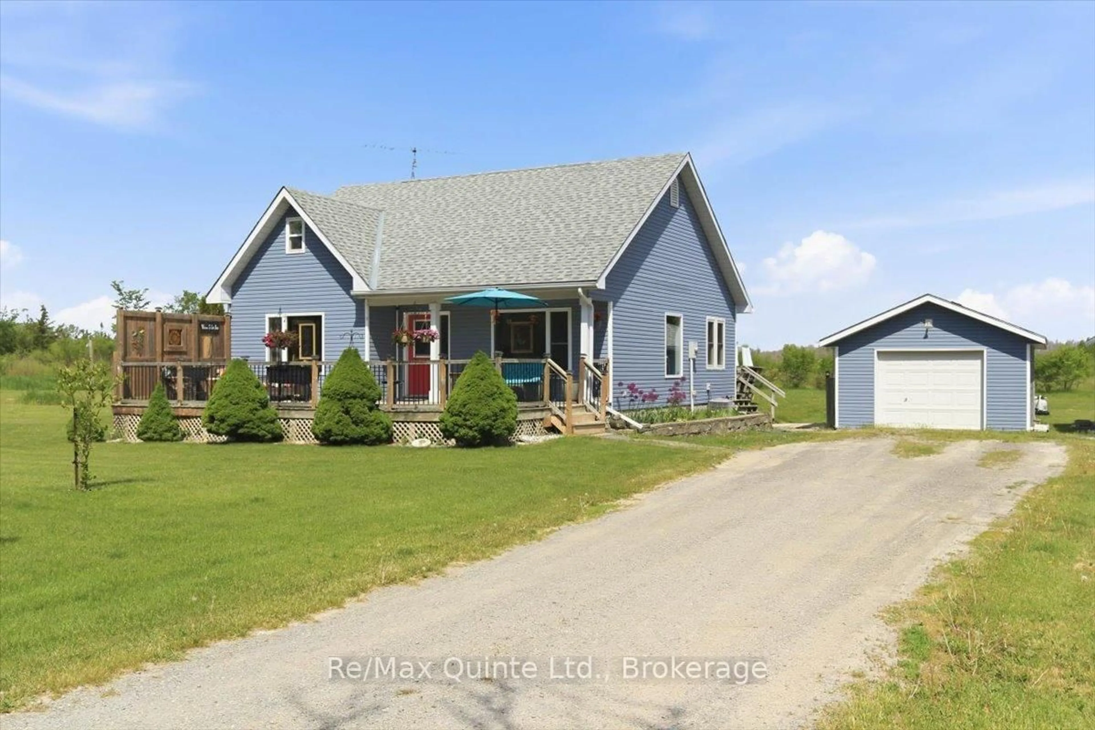 A pic from outside/outdoor area/front of a property/back of a property/a pic from drone, unknown for 168 Schoolhouse Rd, Prince Edward County Ontario K0K 2P0
