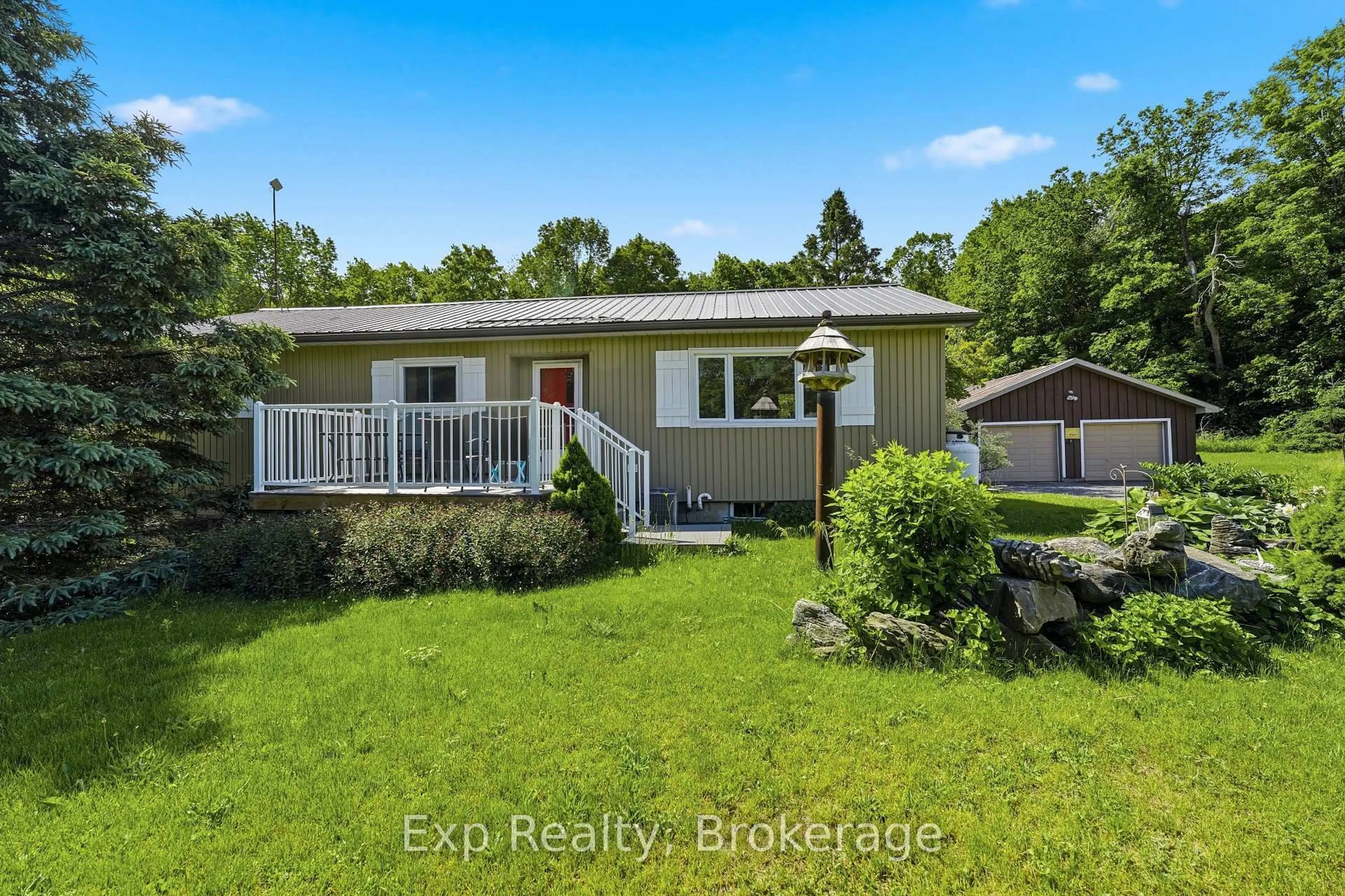A pic from outside/outdoor area/front of a property/back of a property/a pic from drone, water/lake/river/ocean view for 190 Beaver Creek Rd, Limoges Ontario K0K 2M0