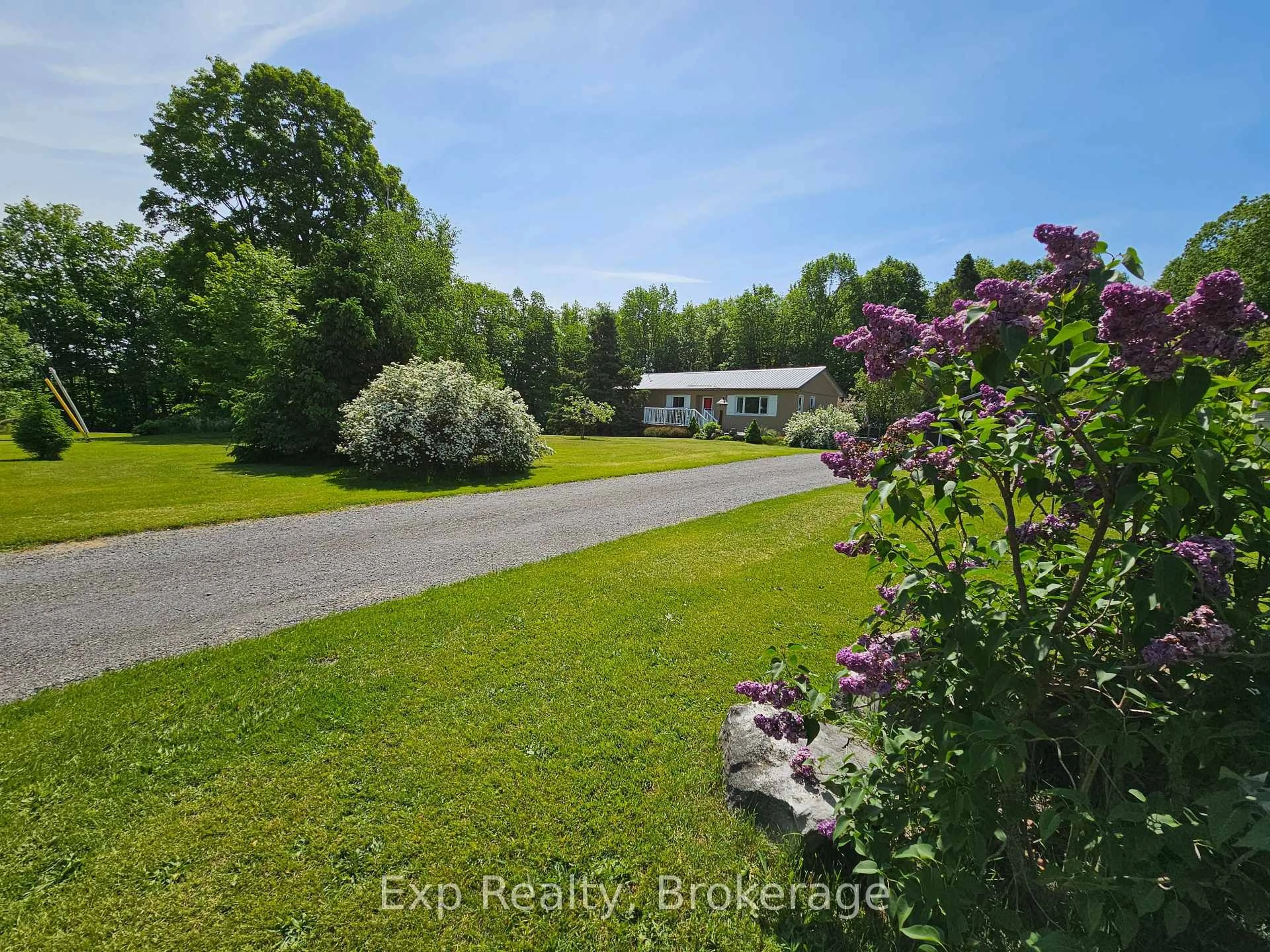 A pic from outside/outdoor area/front of a property/back of a property/a pic from drone, water/lake/river/ocean view for 190 Beaver Creek Rd, Limoges Ontario K0K 2M0