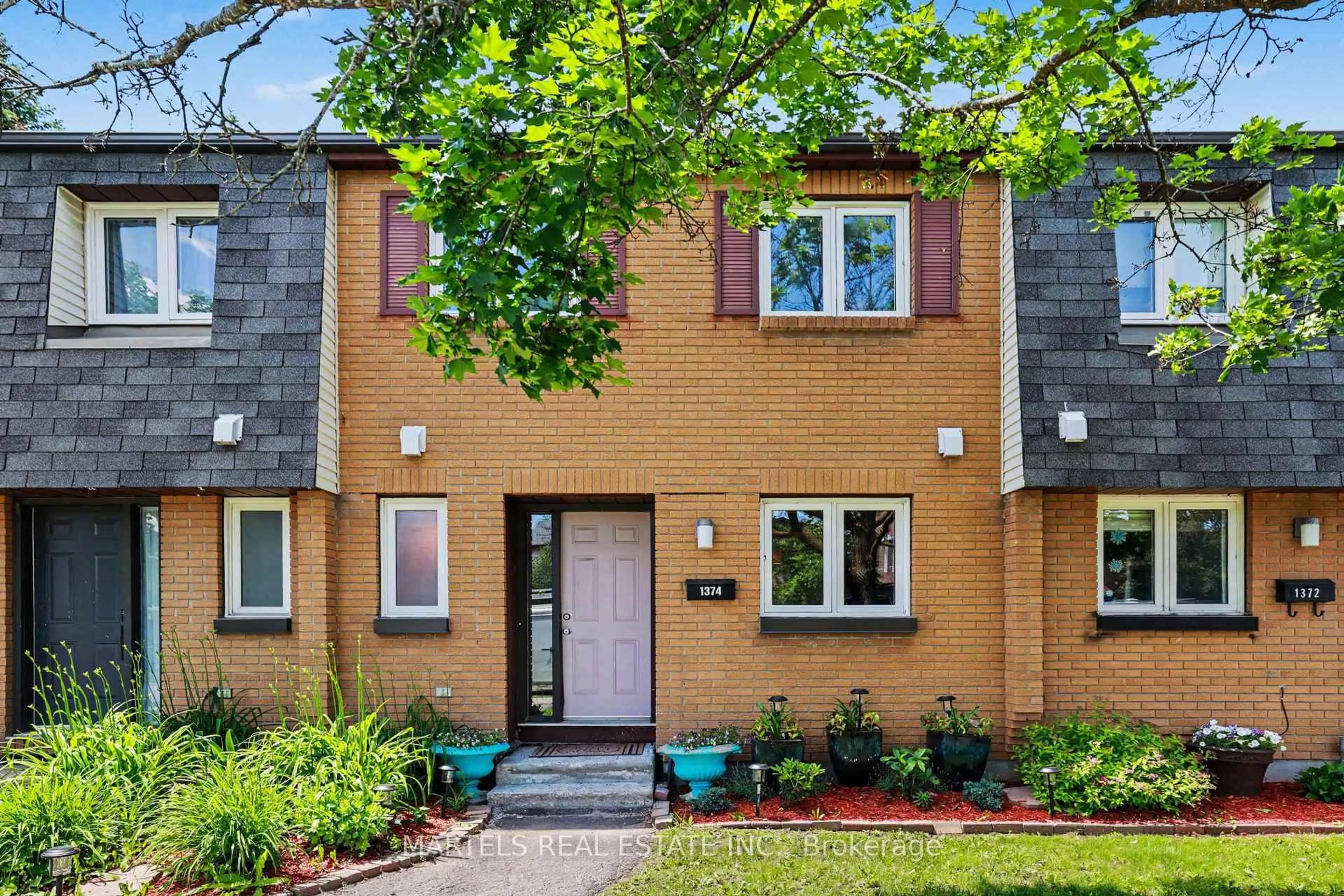 Home with brick exterior material, street for 1374 Cedarcroft Cres, Ottawa Ontario K1B 5C9