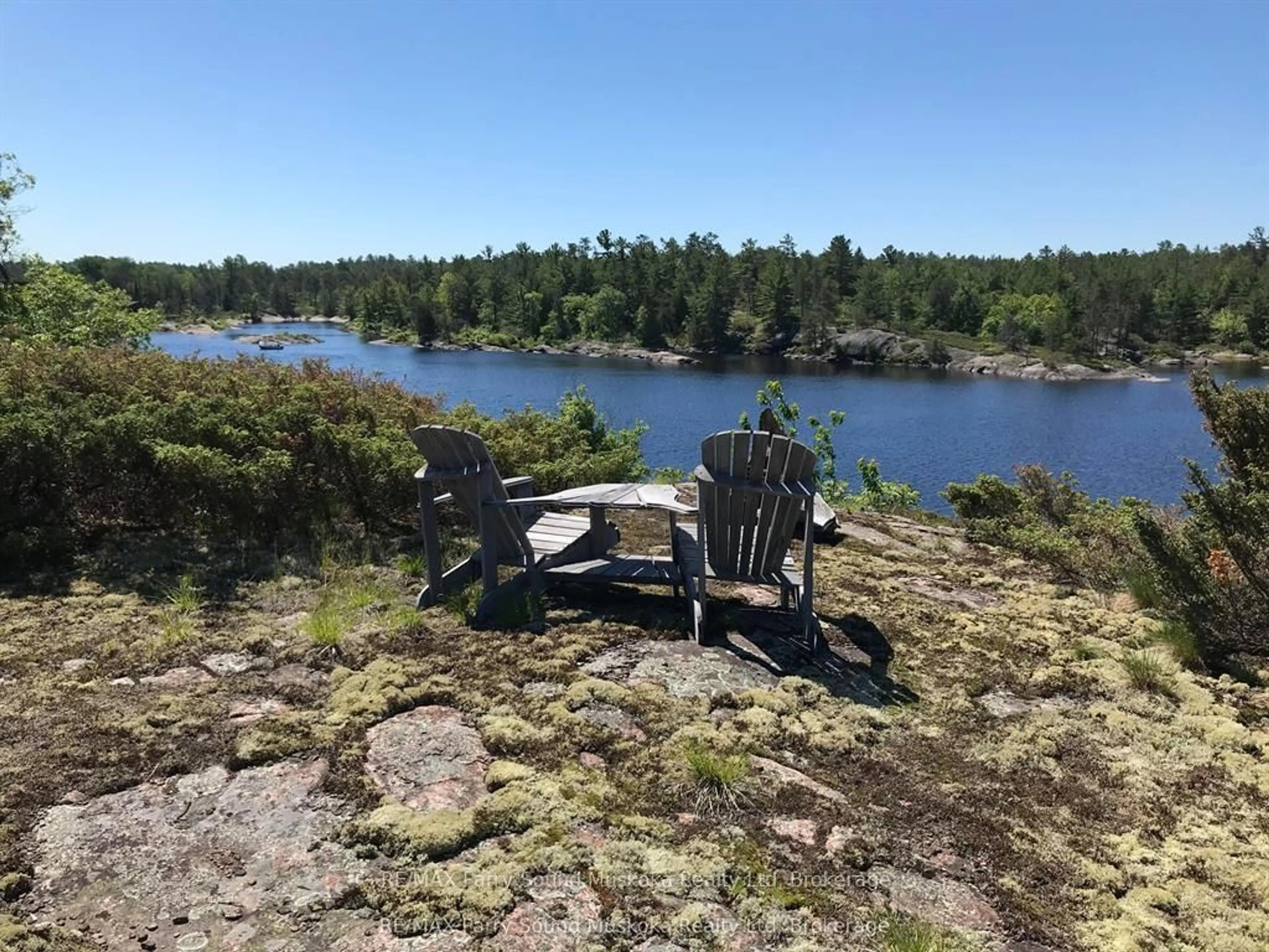 Patio, water/lake/river/ocean view for 0 Pickerel River, Parry Sound Remote Area Ontario P0G 1J0
