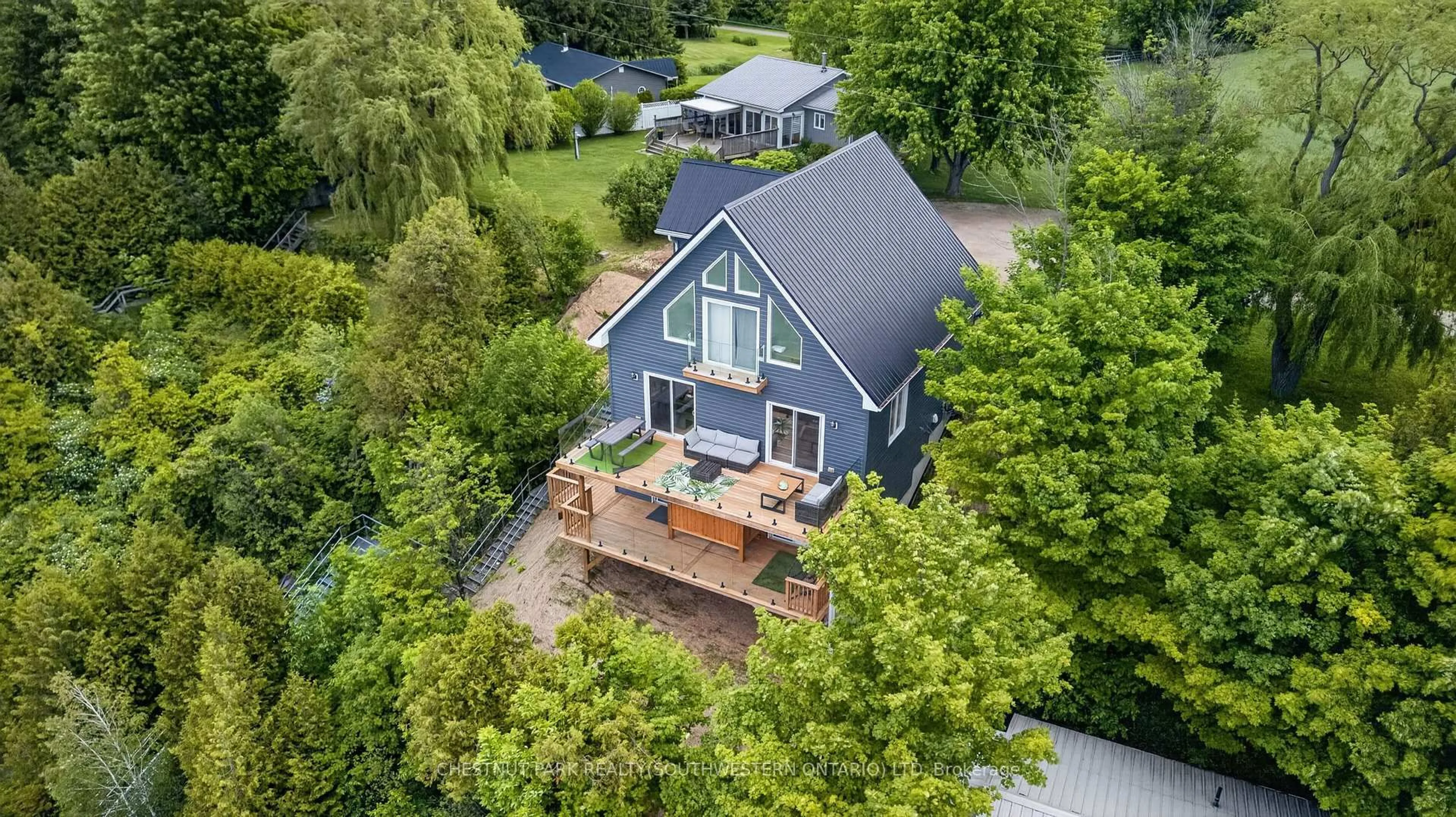 A pic from outside/outdoor area/front of a property/back of a property/a pic from drone, street for 85373 Mackenzie Camp RR#3 Rd, Ashfield-Colborne-Wawanosh Ontario N7A 3X9