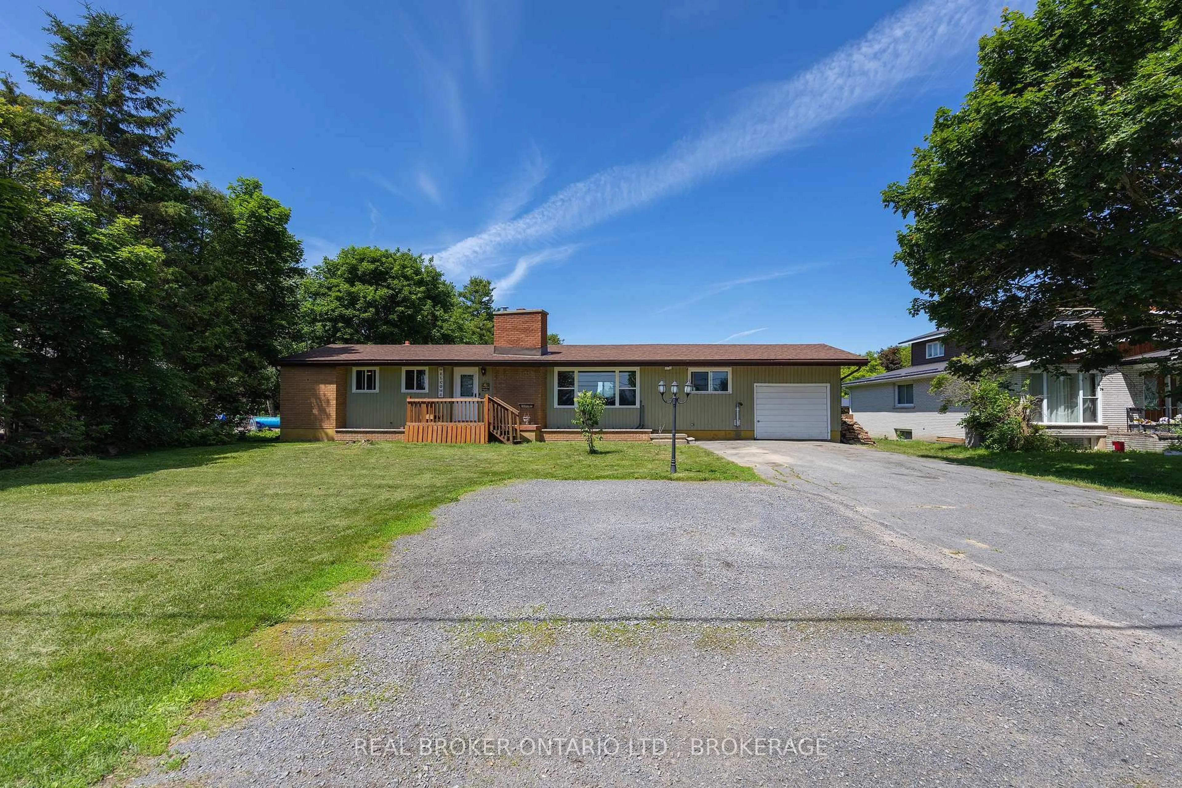 A pic from outside/outdoor area/front of a property/back of a property/a pic from drone, street for 2499 PERTH Rd, Kingston Ontario K0H 1S0