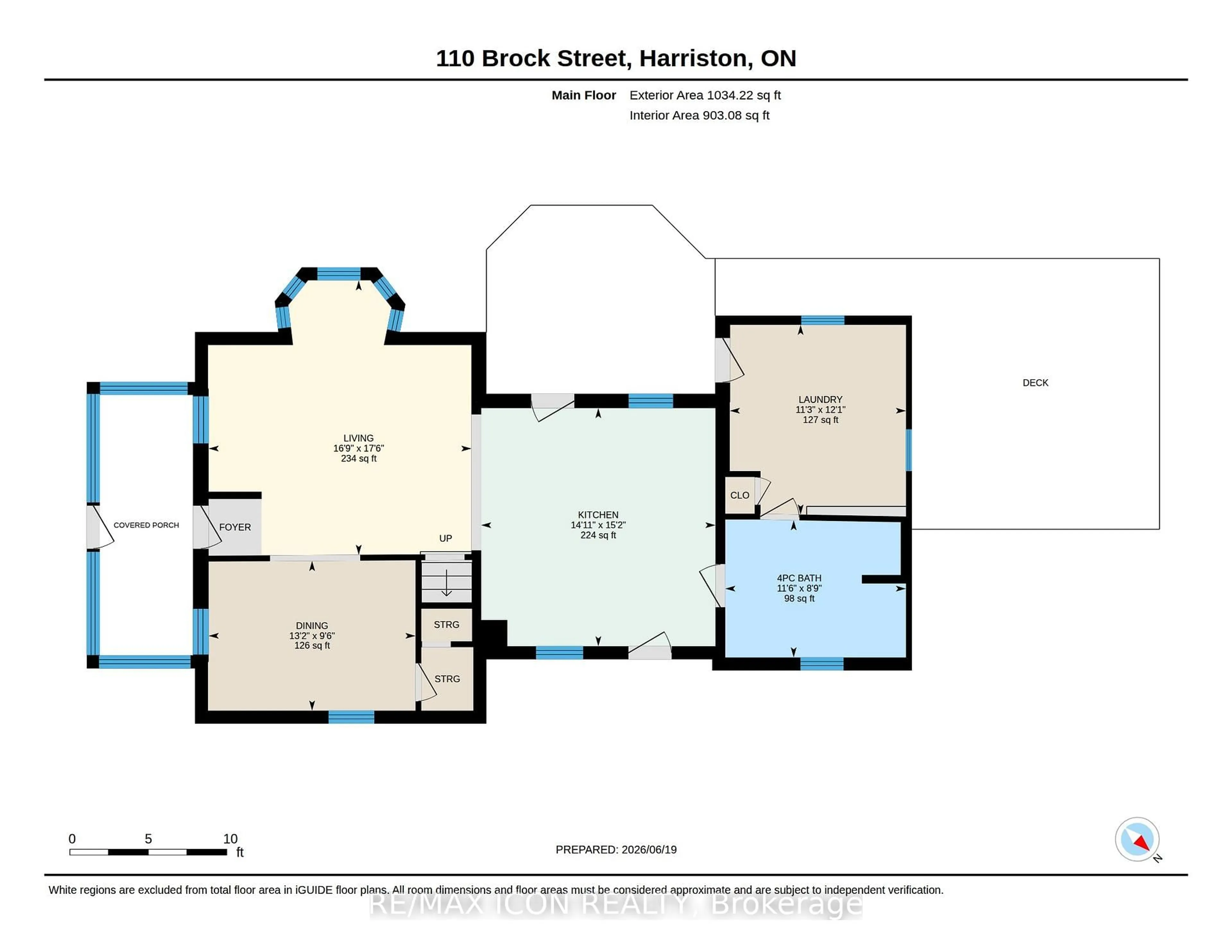 Floor plan for 110 Brock St, Minto Ontario N0G 1Z0