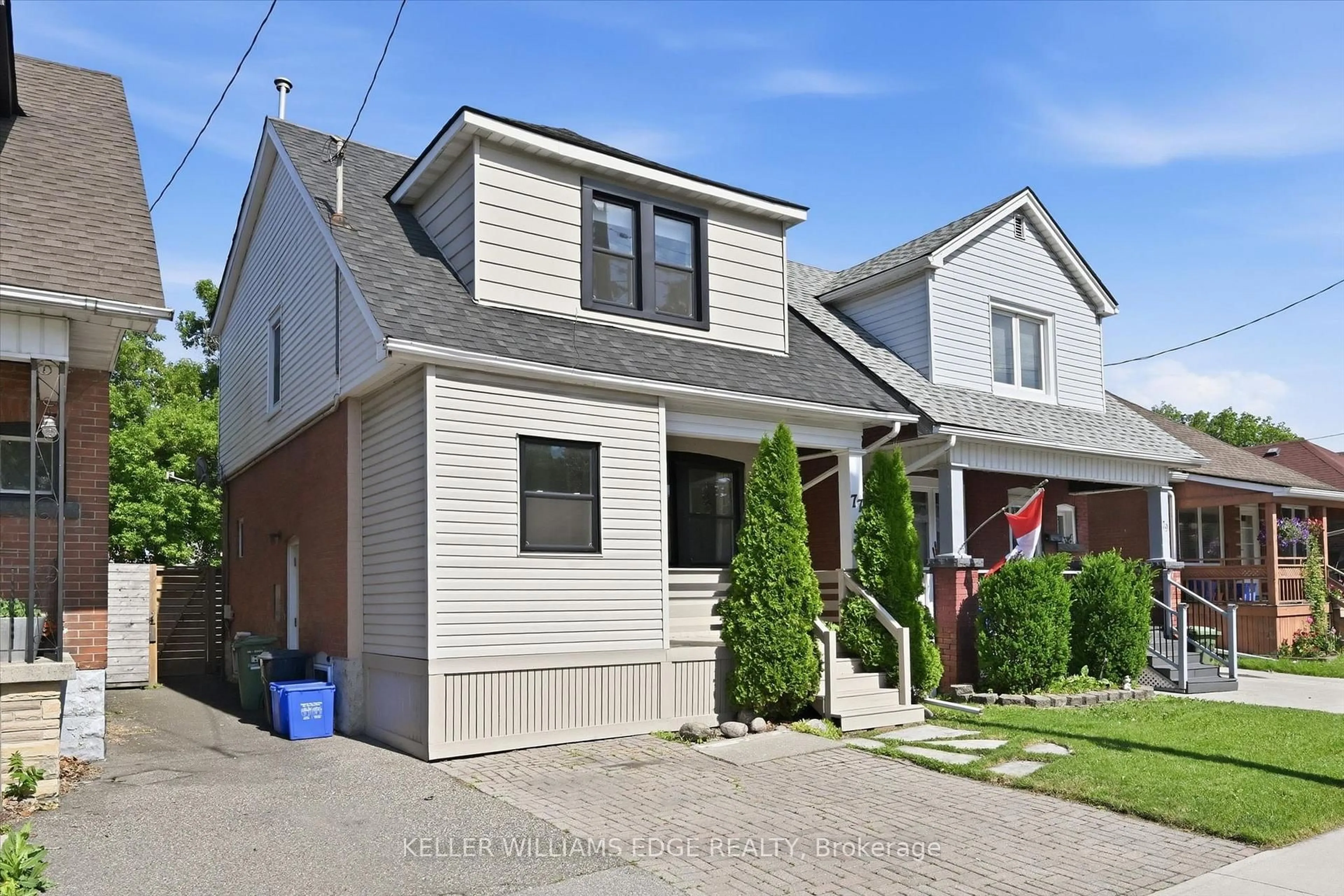 Home with brick exterior material, street for 77 Cameron Ave, Hamilton Ontario L8H 4Z1