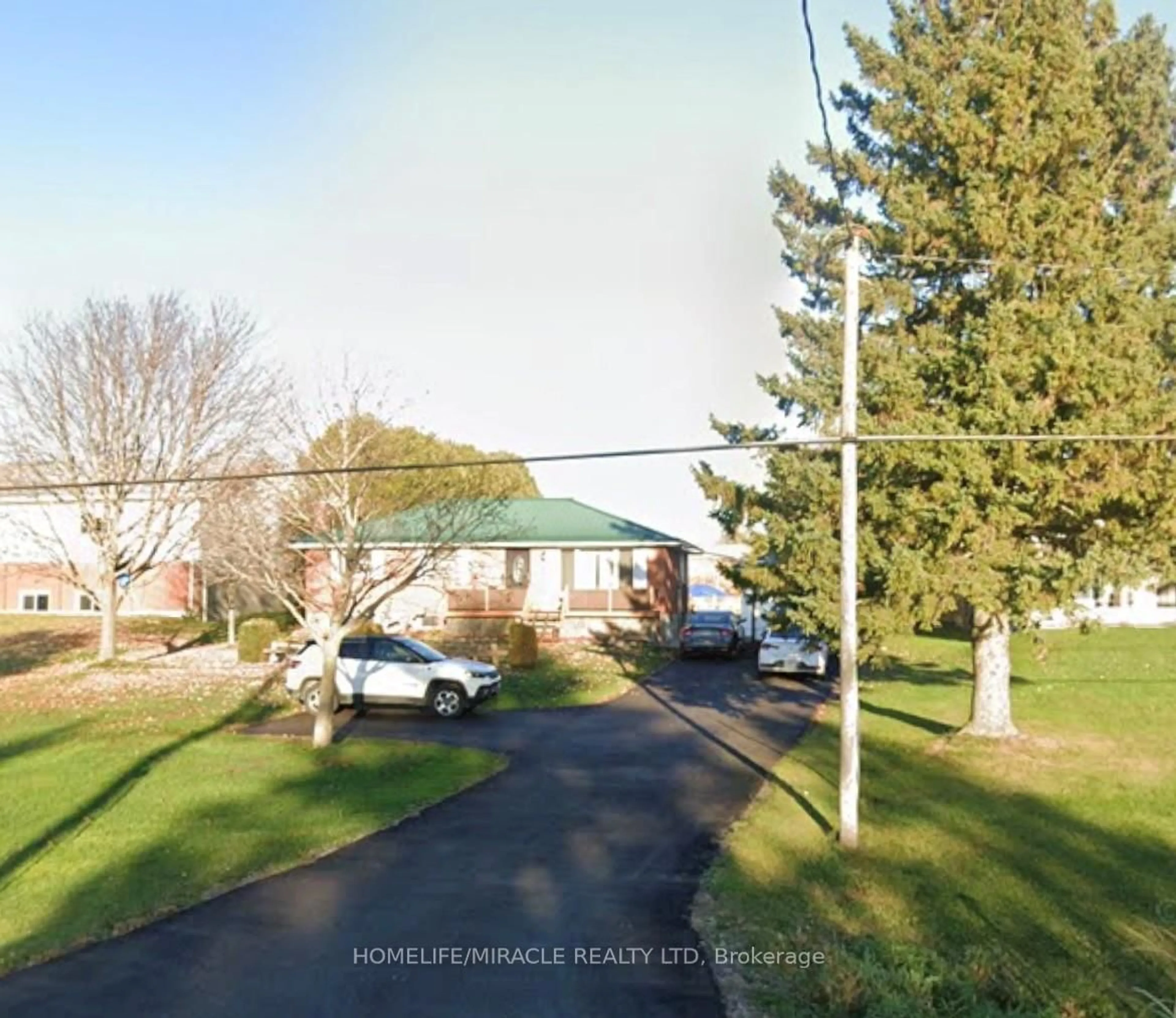 A pic from outside/outdoor area/front of a property/back of a property/a pic from drone, street for 2721 Northumberland country Rd #28, Port Hope Ontario L1A 3V6
