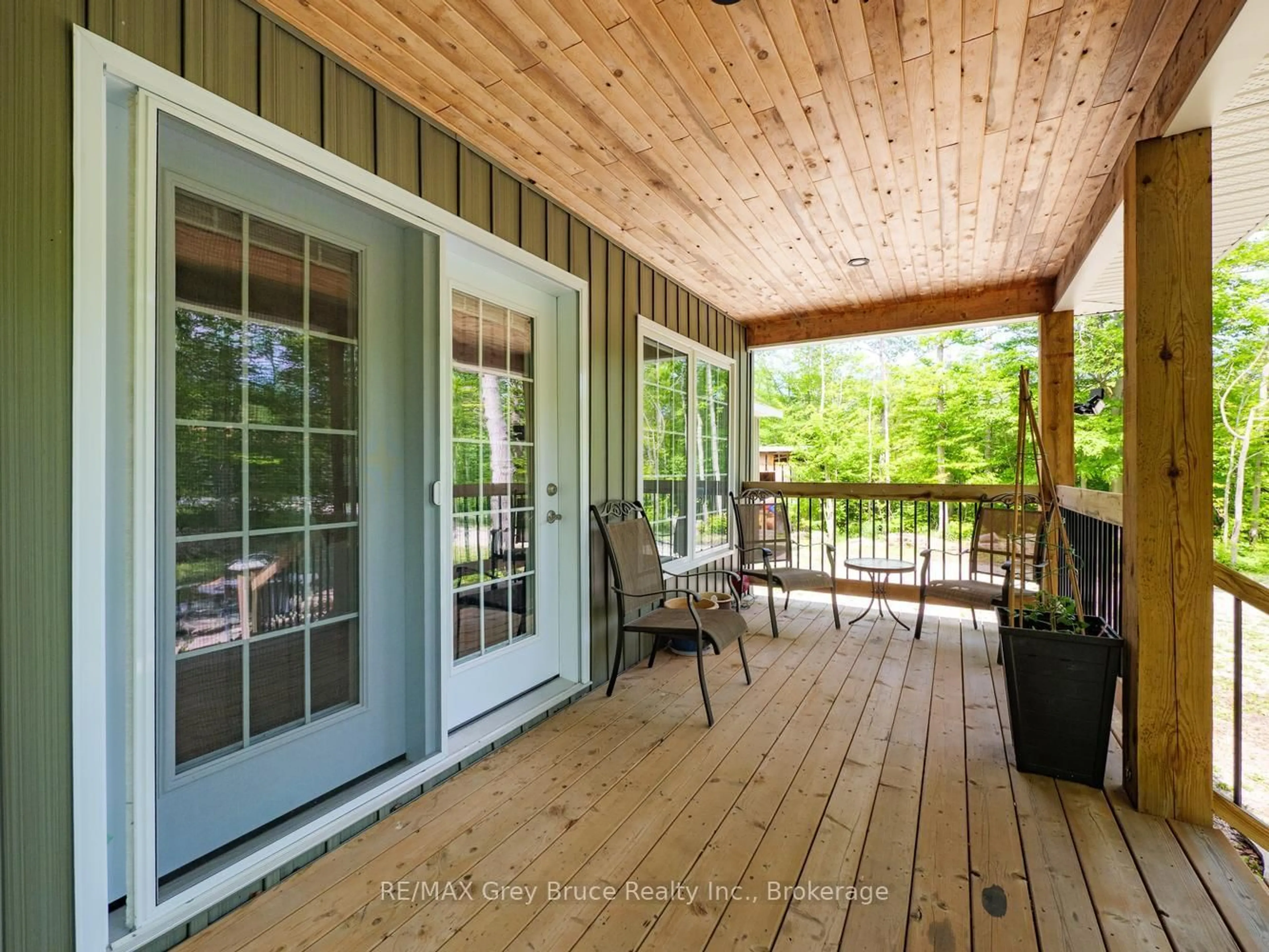 Patio, water/lake/river/ocean view for 73 Maple Dr, Northern Bruce Peninsula Ontario N0H 1Z0