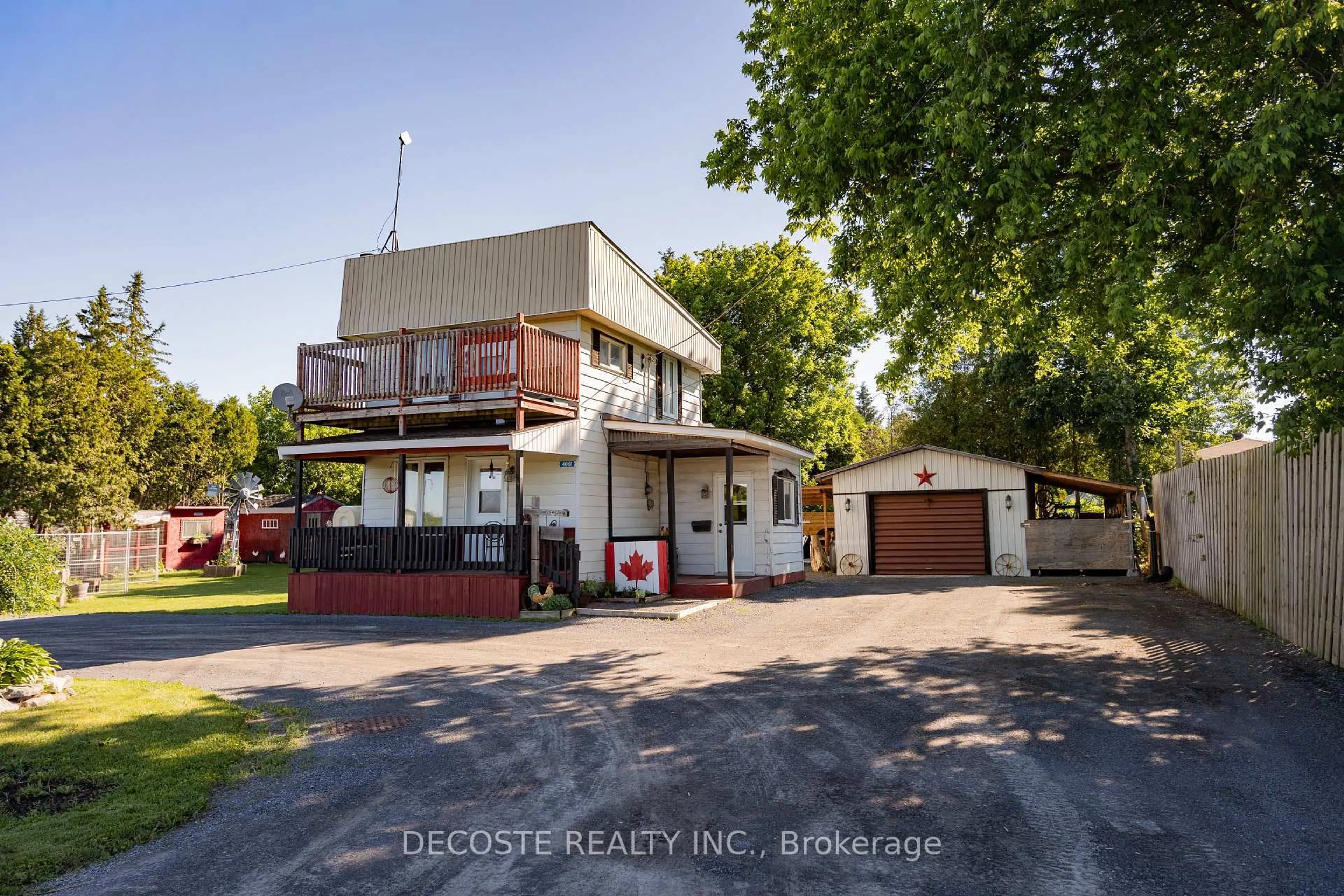 A pic from outside/outdoor area/front of a property/back of a property/a pic from drone, street for 4061 County 34 Rd, South Glengarry Ontario K0C 1L0
