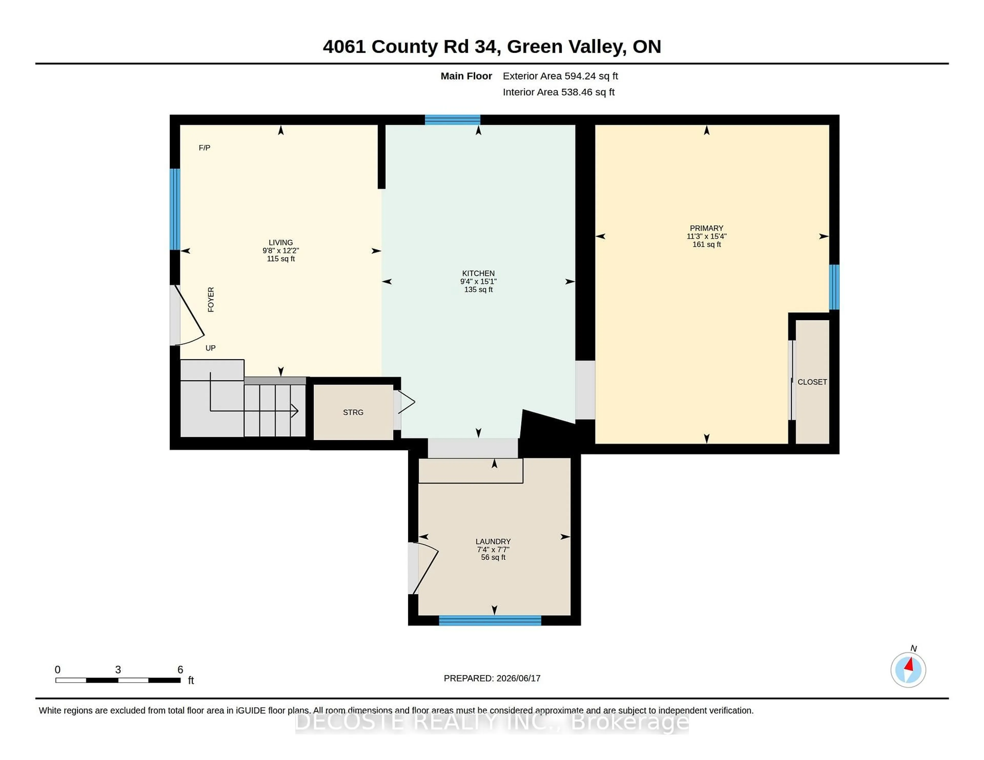 Floor plan for 4061 County 34 Rd, South Glengarry Ontario K0C 1L0