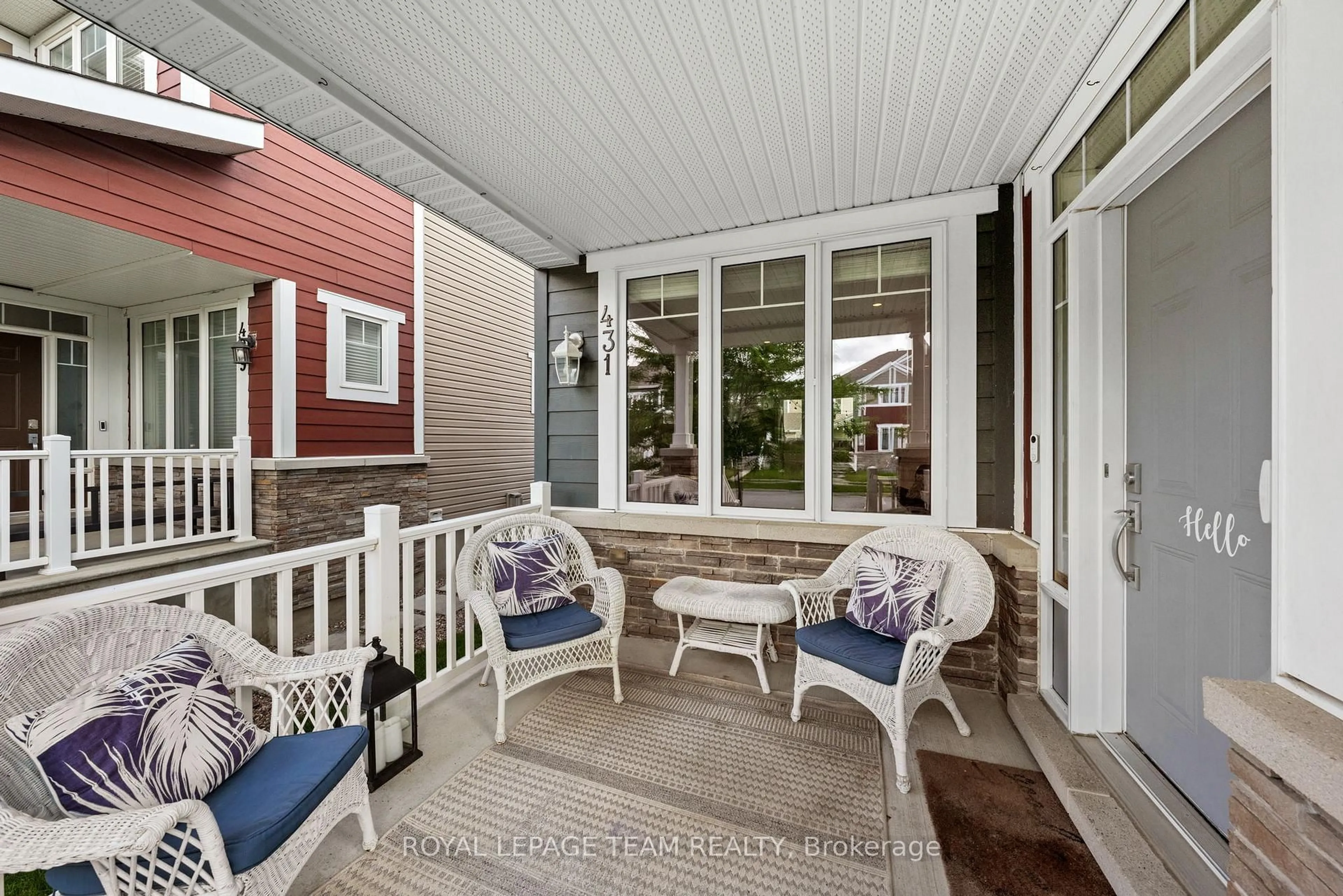 Patio, street for 431 Sweetflag St, Ottawa Ontario K2J 5T7