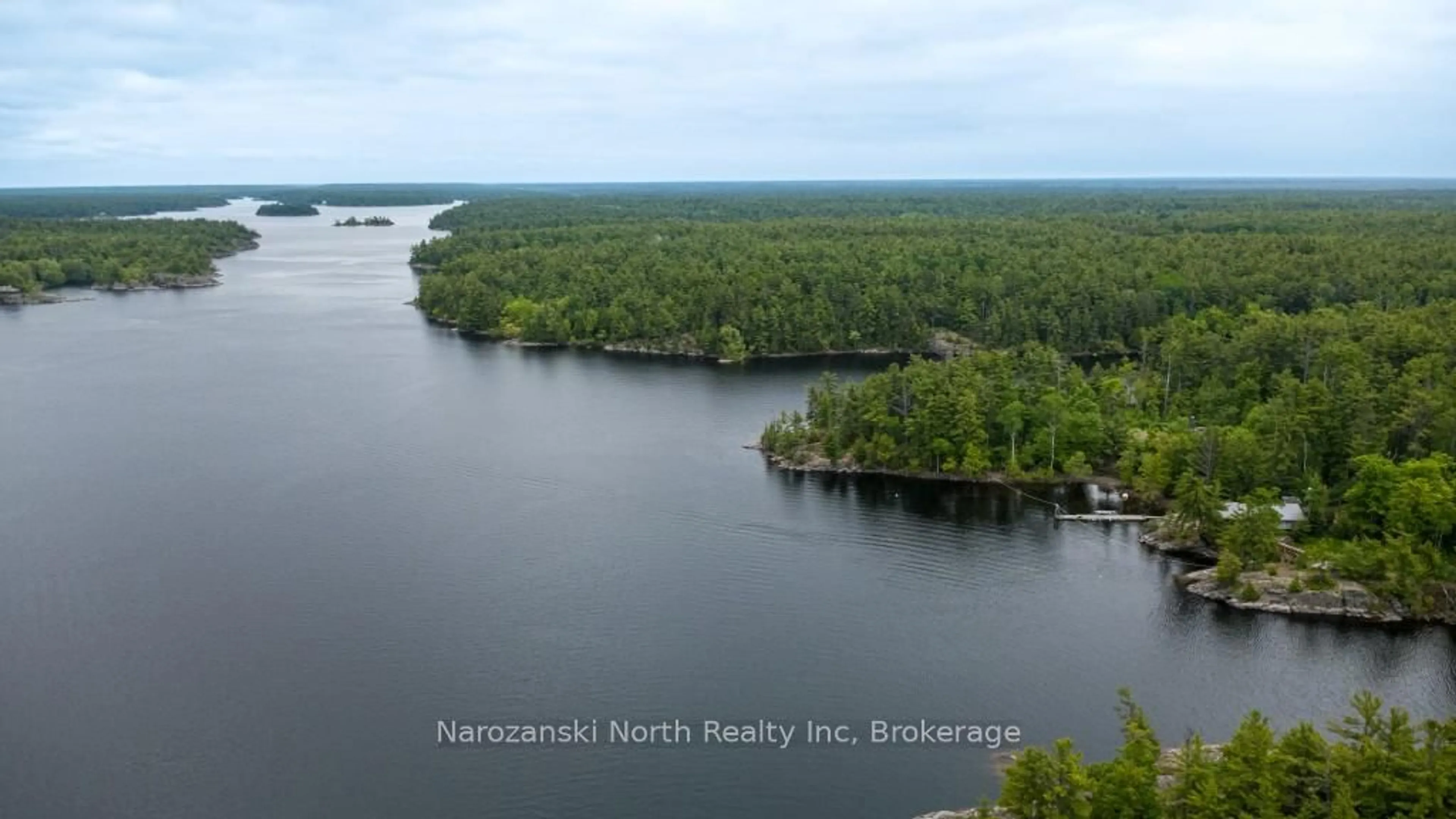 A pic from outside/outdoor area/front of a property/back of a property/a pic from drone, water/lake/river/ocean view for Boat Access French River, French River Ontario P0M 1A0
